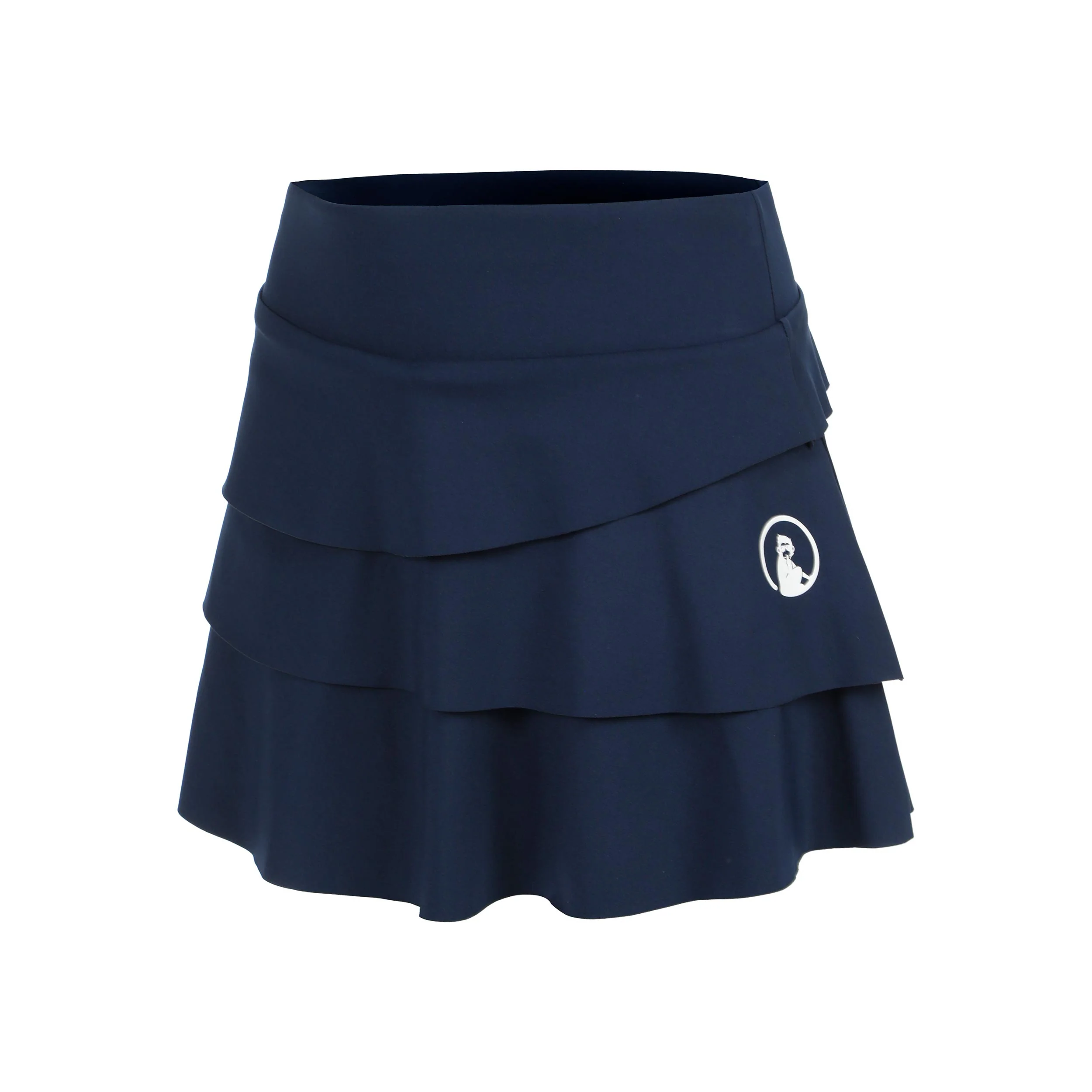 Flounce Falda Chicas-azul oscuro
