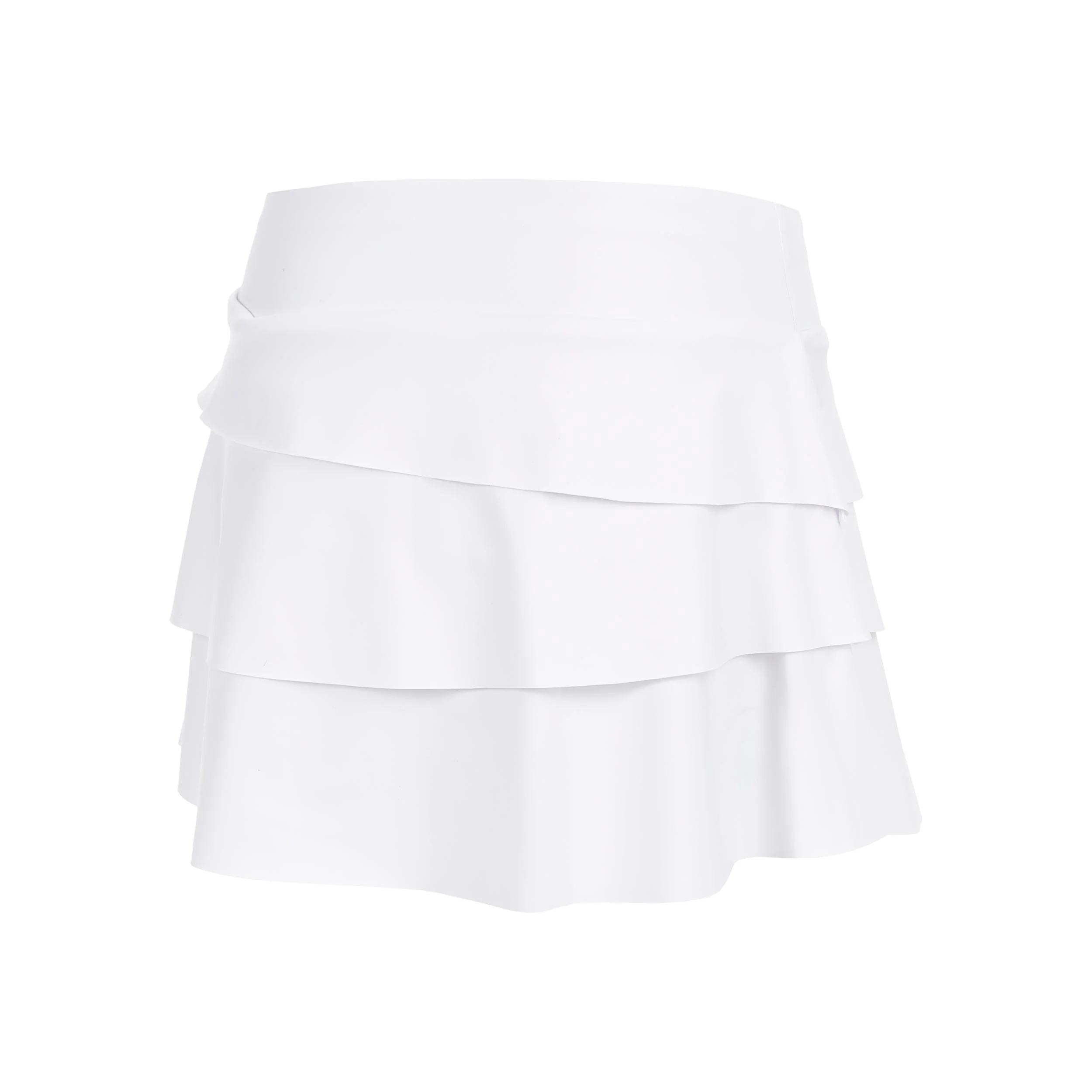 Flounce Falda Chicas-blanco - Image 2