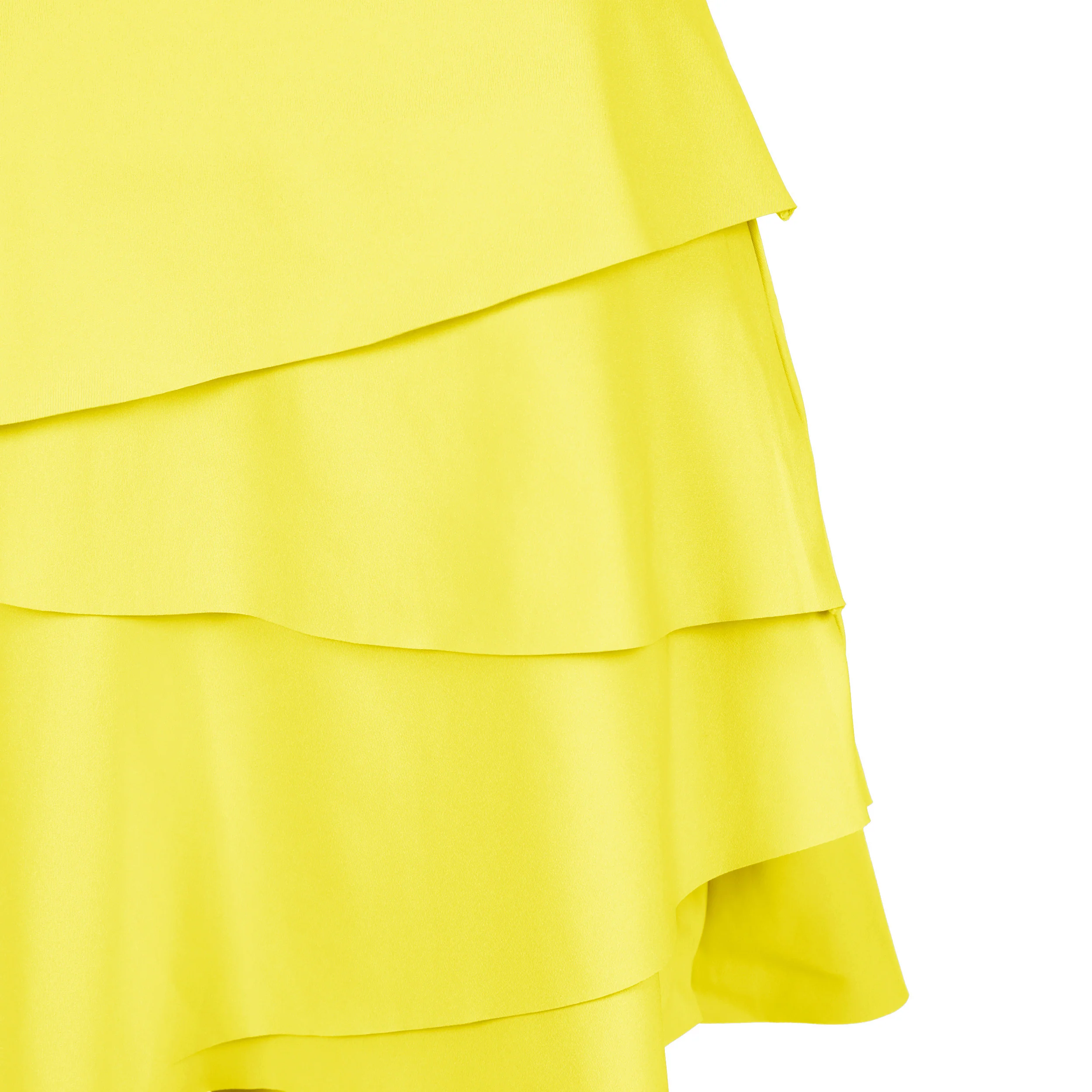 Flounce Vestido Mujeres - amarillo, blanco - Image 11