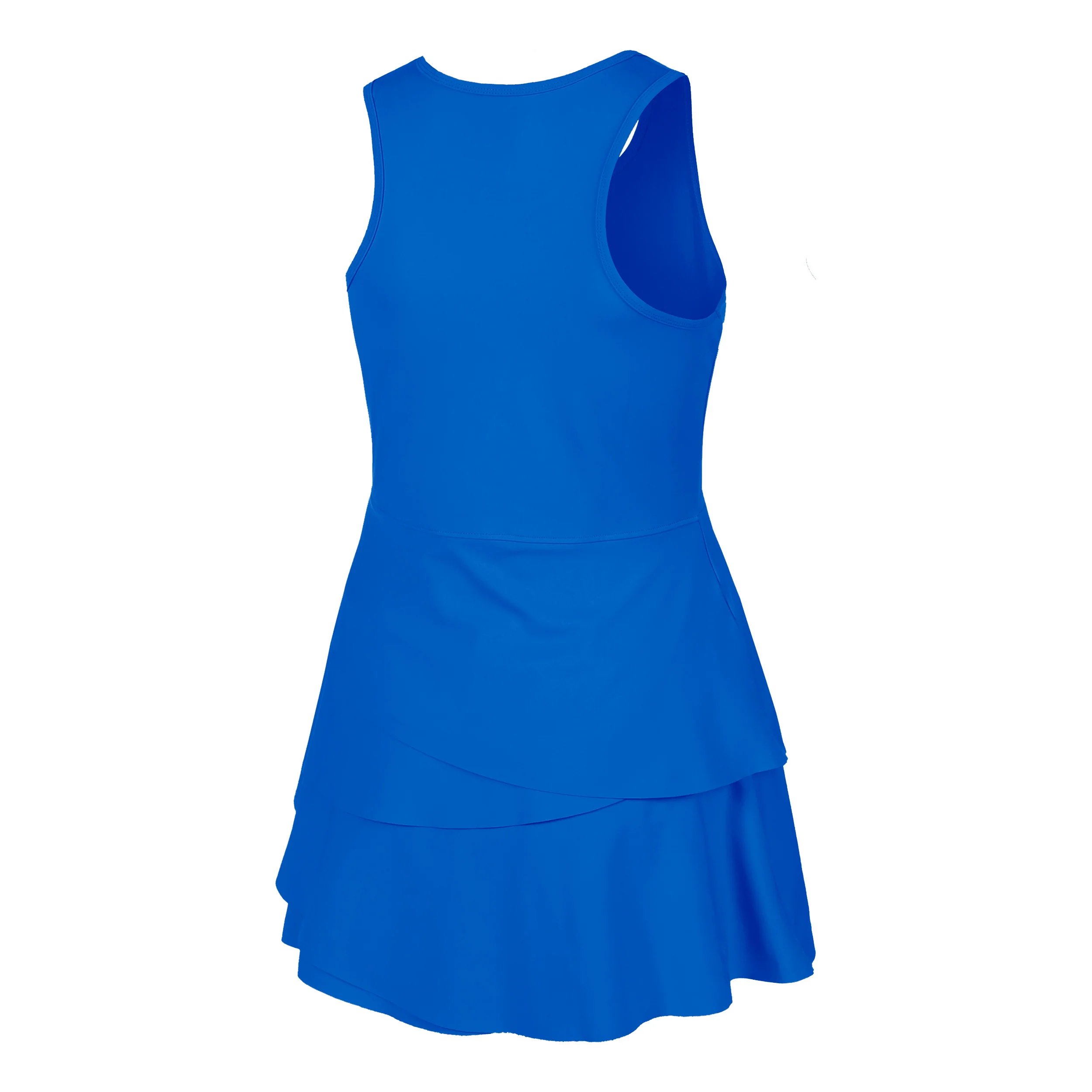 Flounce Vestido Mujeres - azul, blanco - Image 2