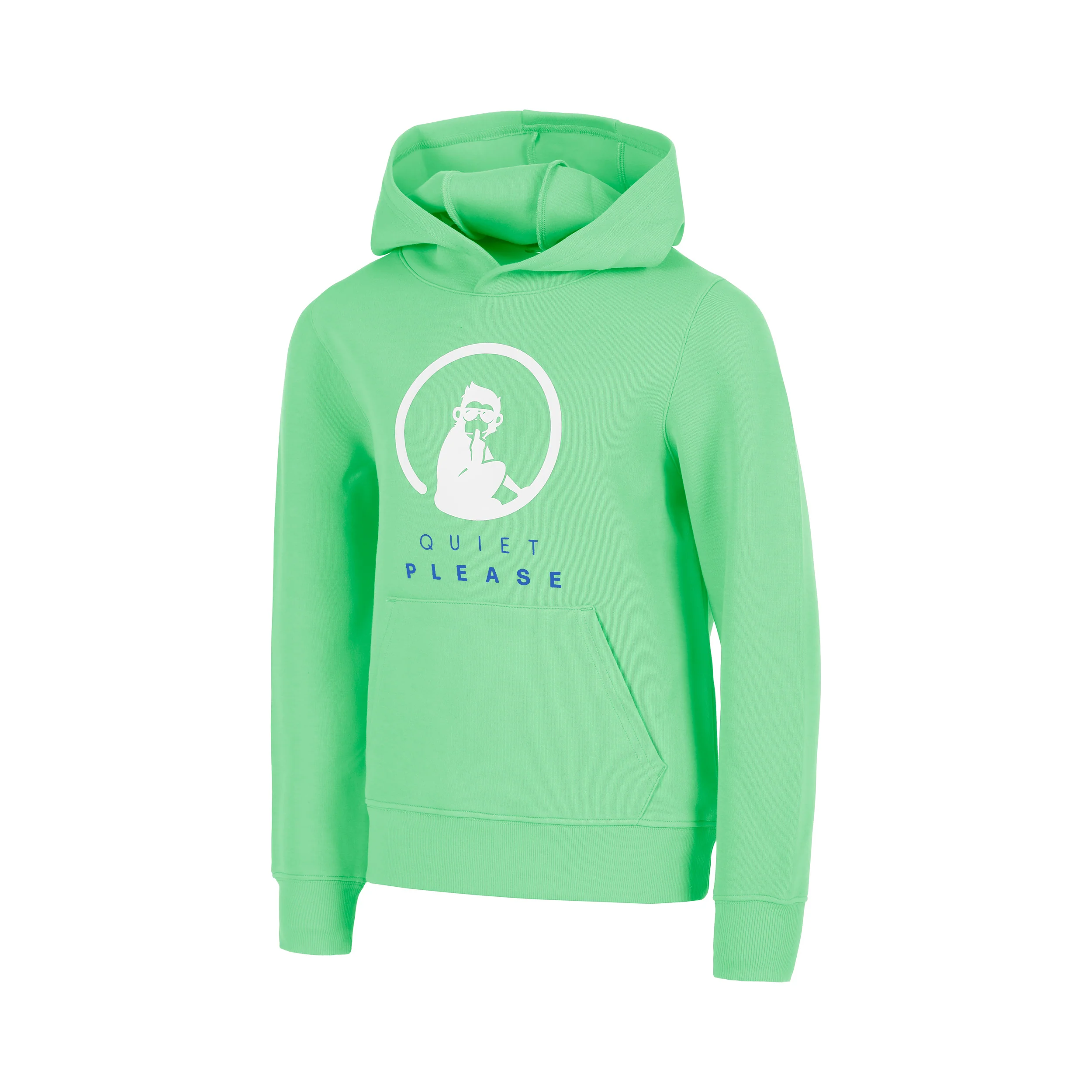 Joy Baseline Logo Sudadera con capucha Chicos - verde, blanco