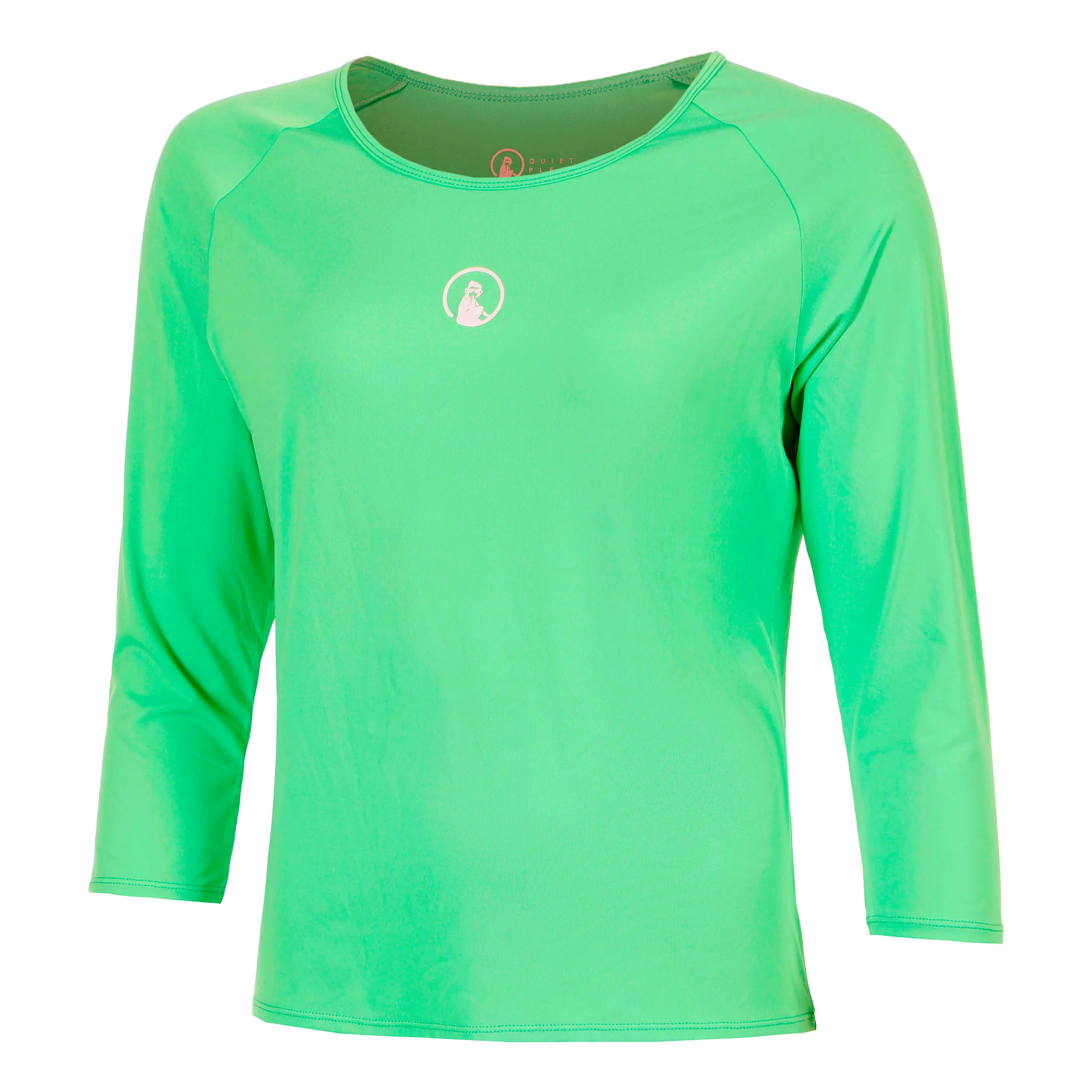 Joy Camiseta de manga larga Mujeres - verde, blanco