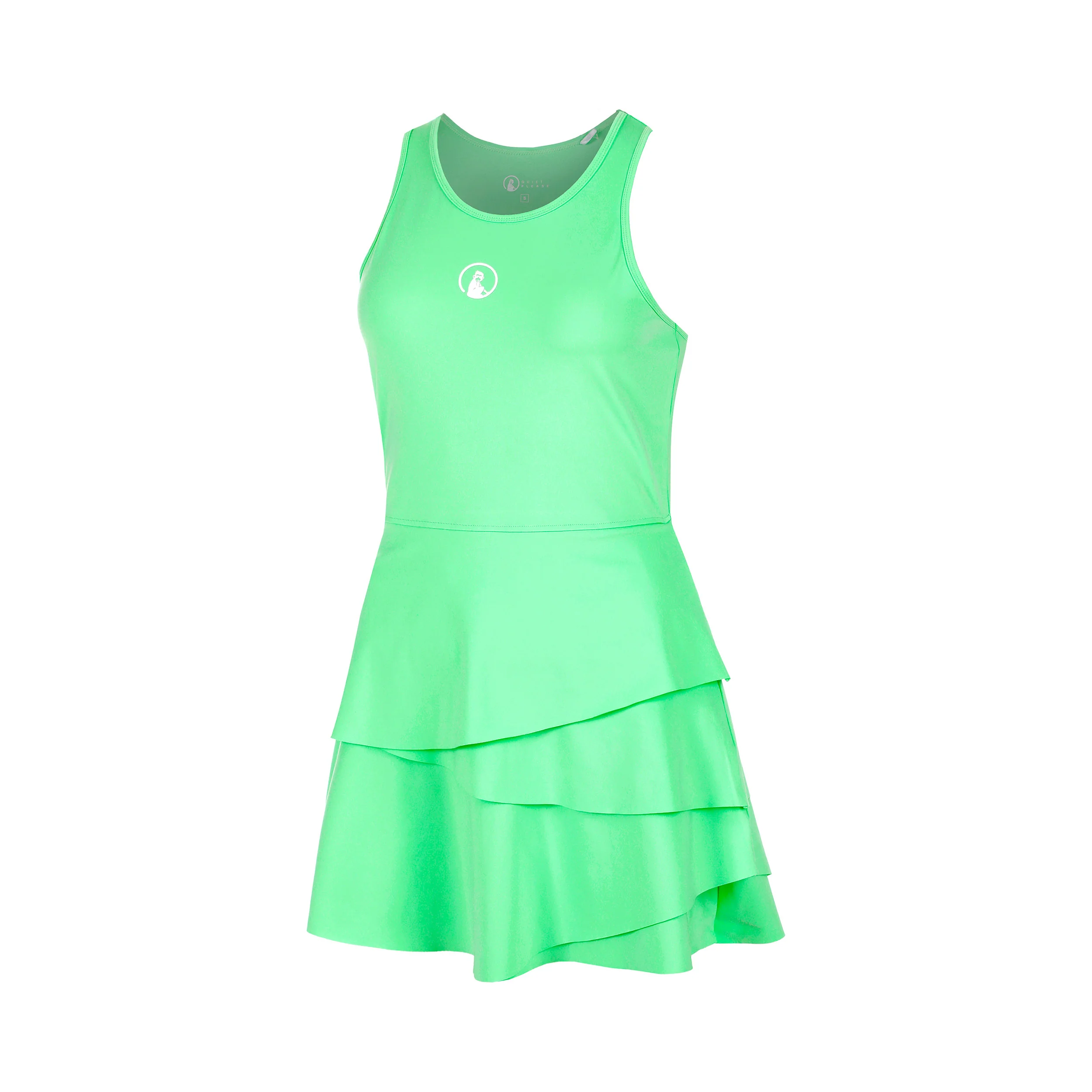 Joy Flounce Vestido Chicas - verde, blanco