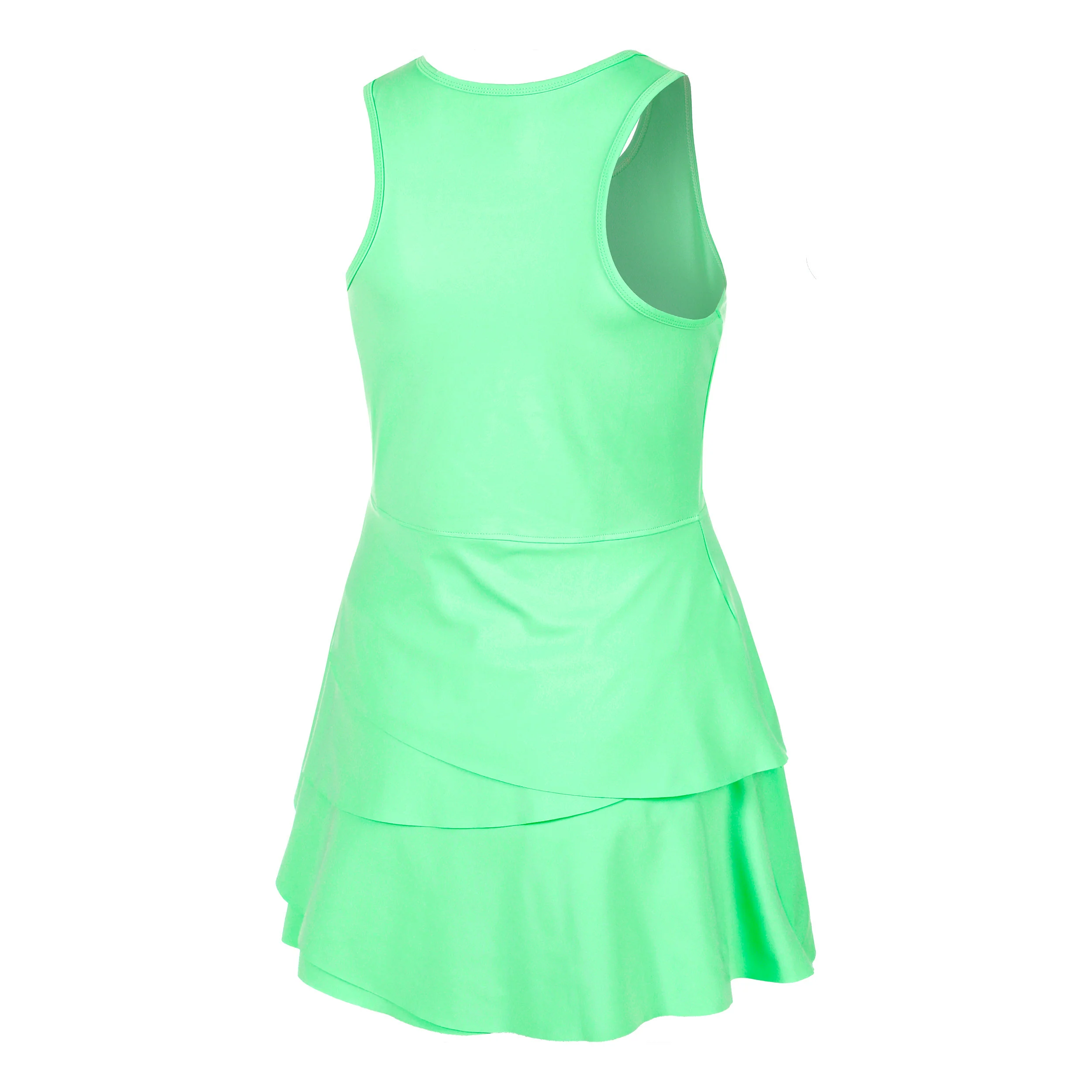 Joy Flounce Vestido Mujeres - verde, blanco - Image 2