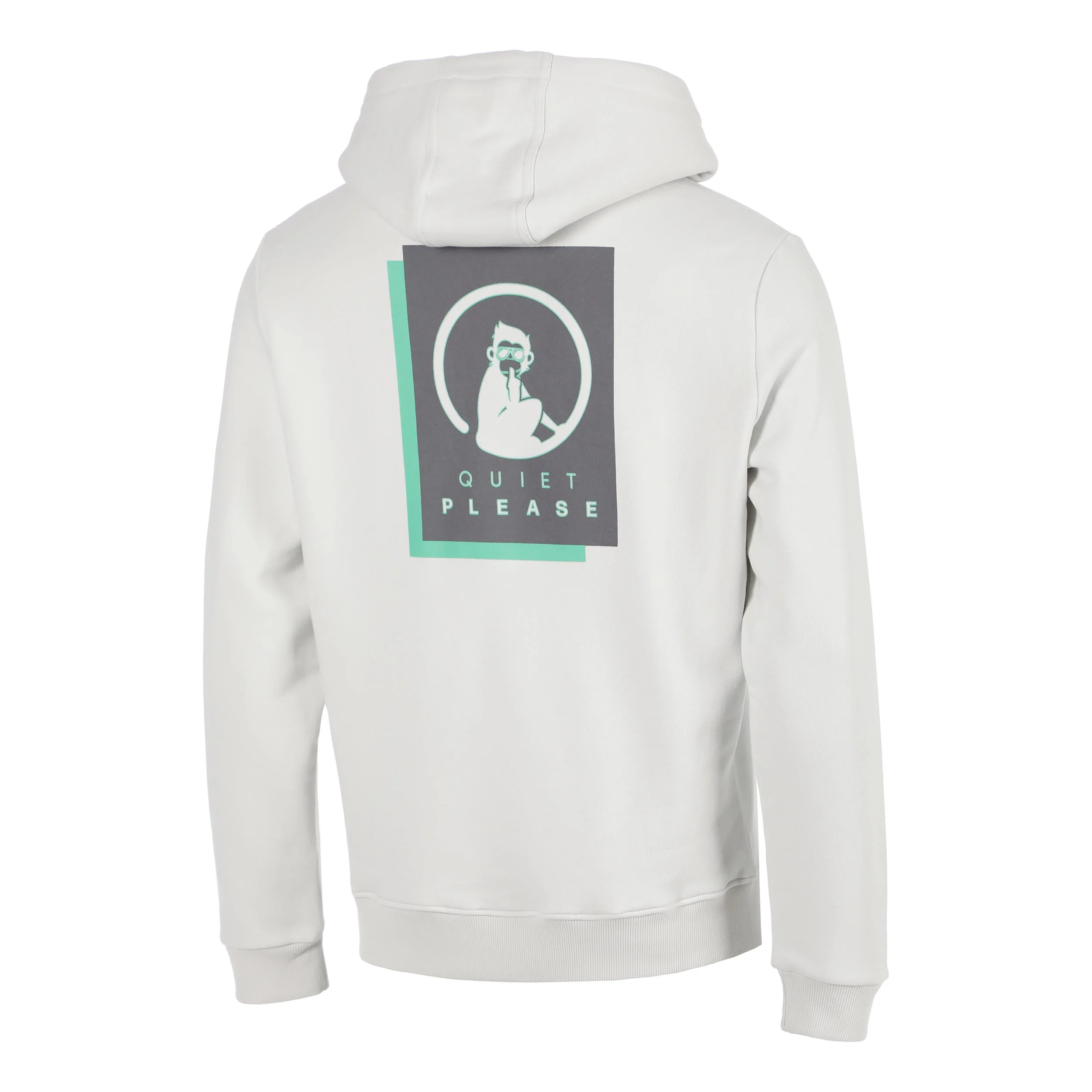 Joy Layer Sudadera con capucha Hombres-gris claro, gris oscuro - Image 3