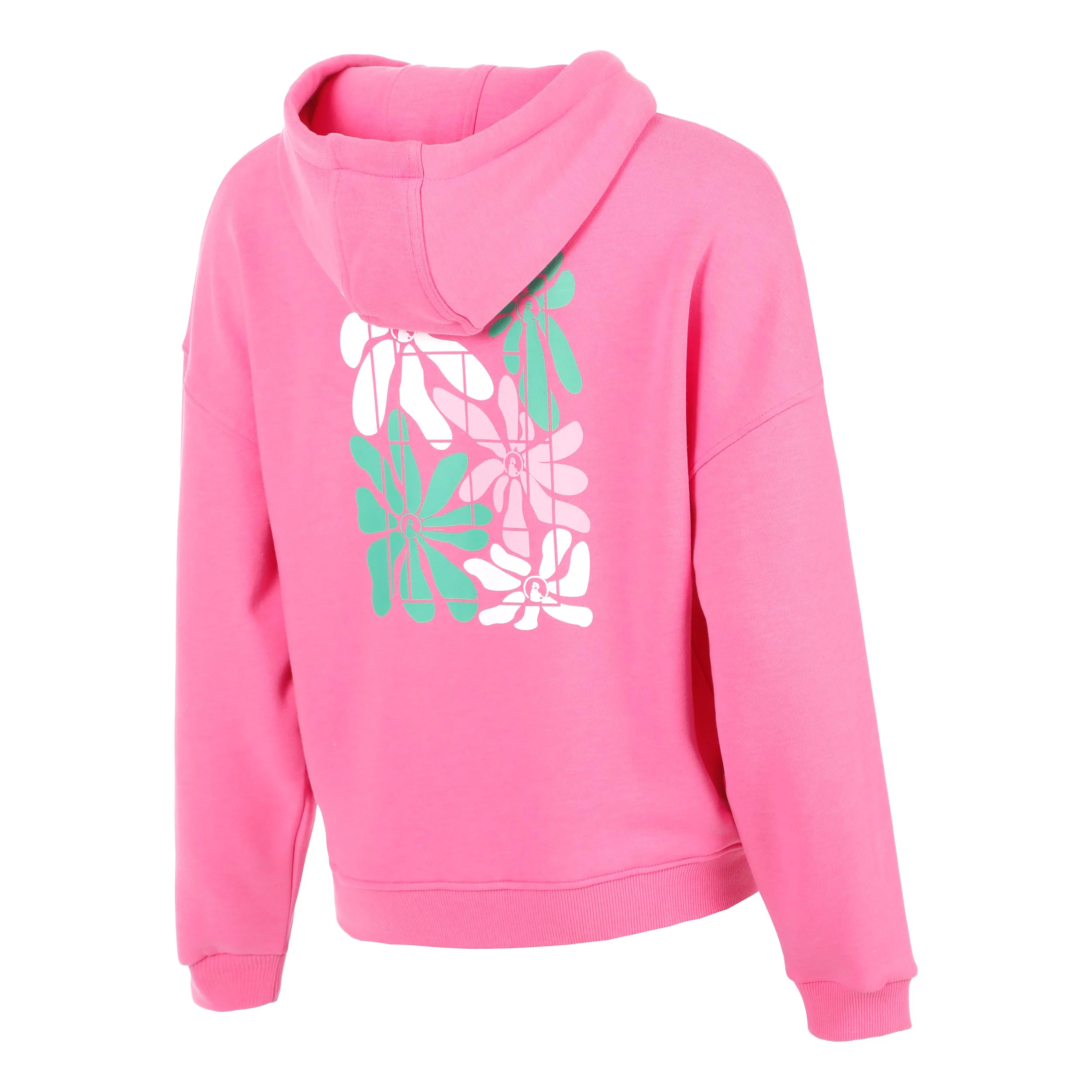 Joy Palm Court Sudadera con cremallera Mujeres-rosa, blanco - Image 3