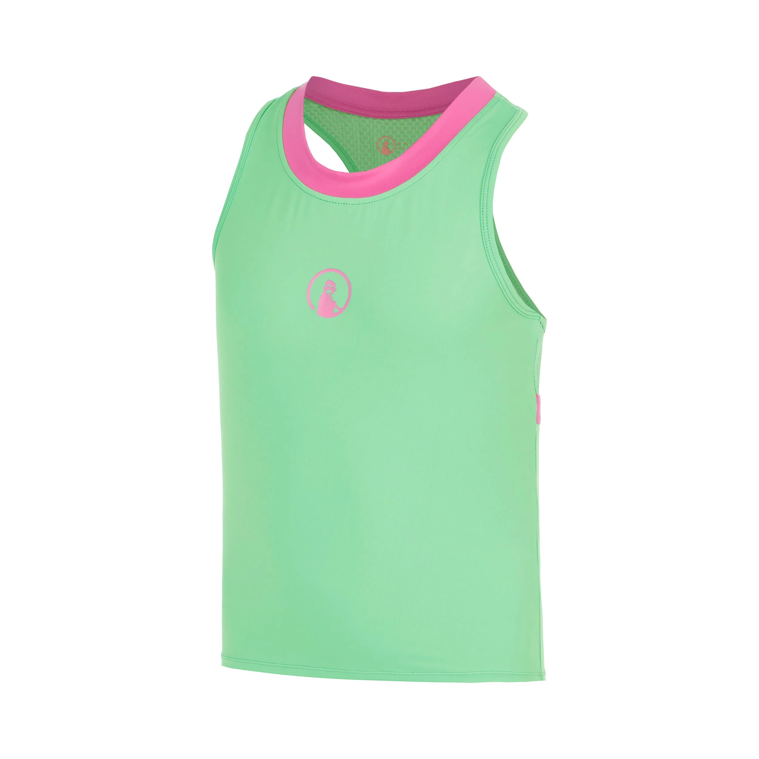 Joy Racerback 2.0 Camiseta de tirantes Chicas - verde, blanco