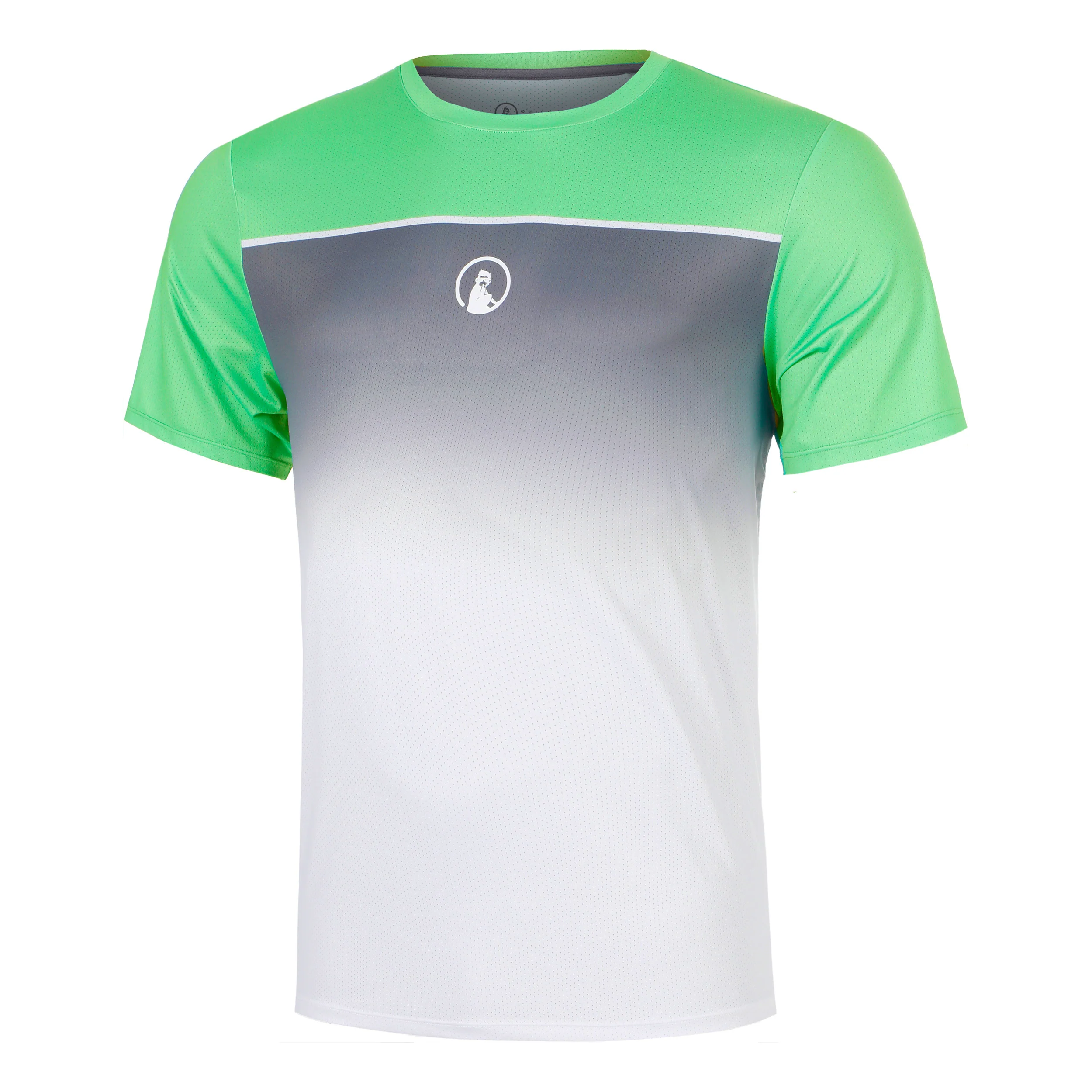 Joy Receiver Faded Camiseta de manga corta Hombres - verde, blanco