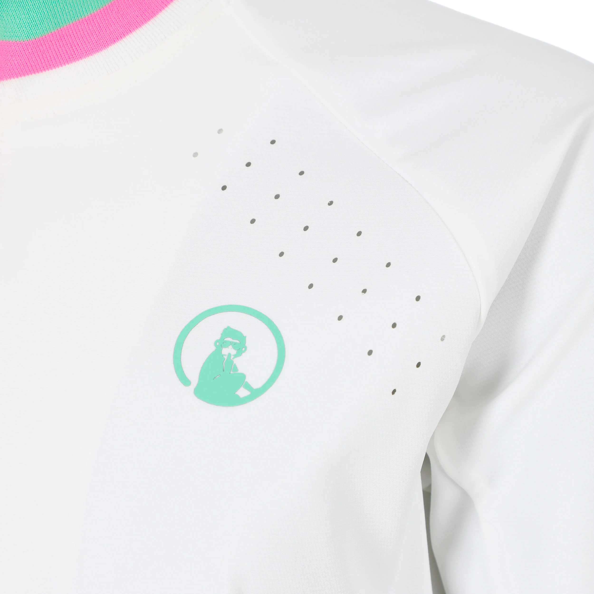 Joy Tipping Chaqueta de entrenamiento Mujeres - blanco, verde - Image 3