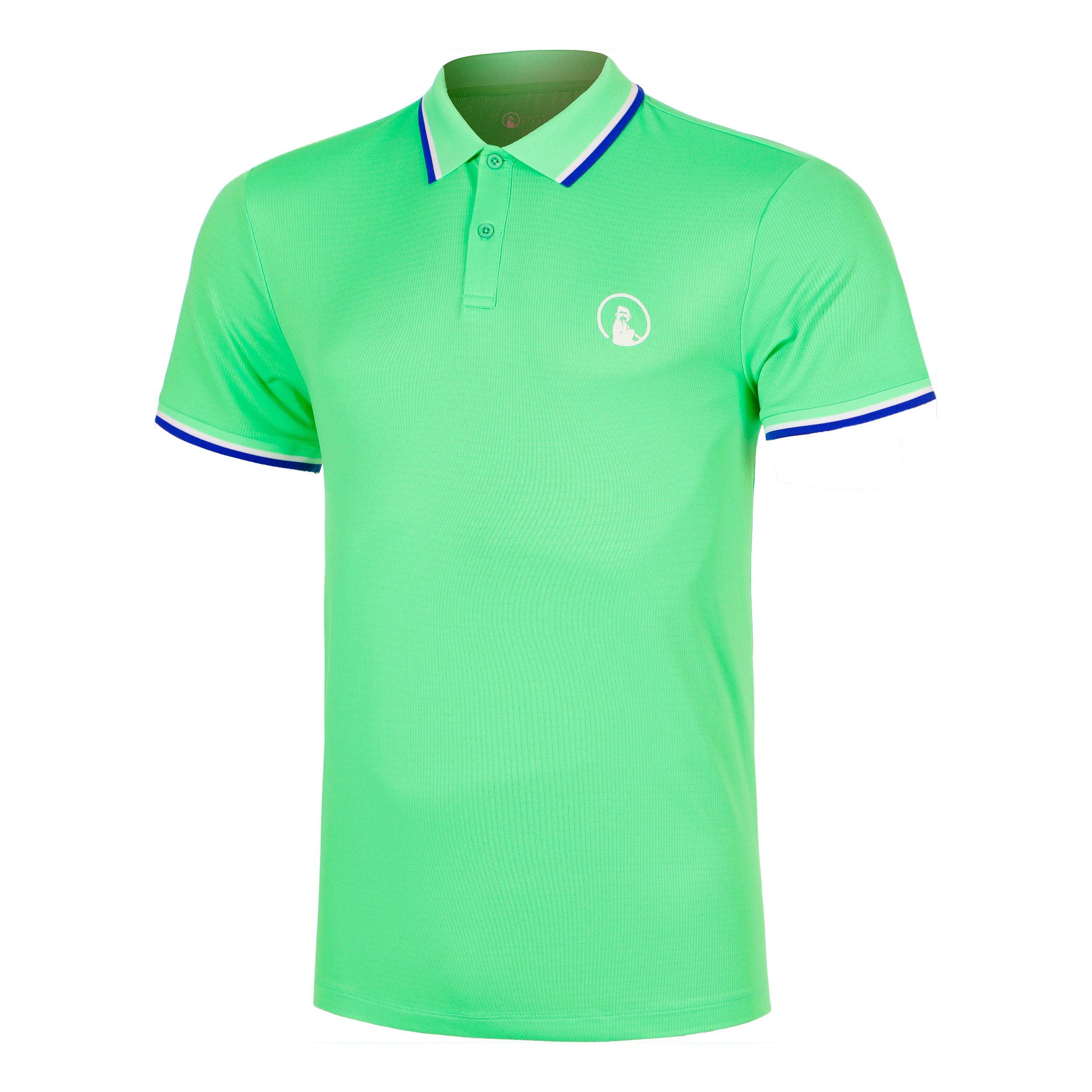 Joy Tournament Tipping Polo Hombres - verde, blanco