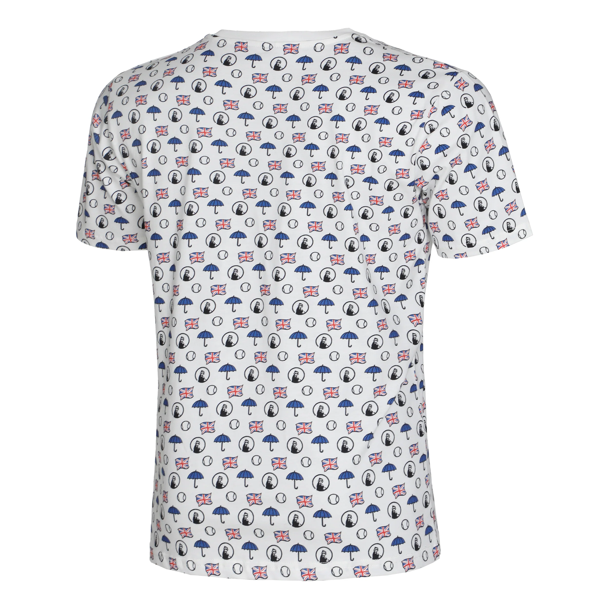 London Statement Camiseta De Manga Corta Hombres-Blanco,Multicolor - Image 2