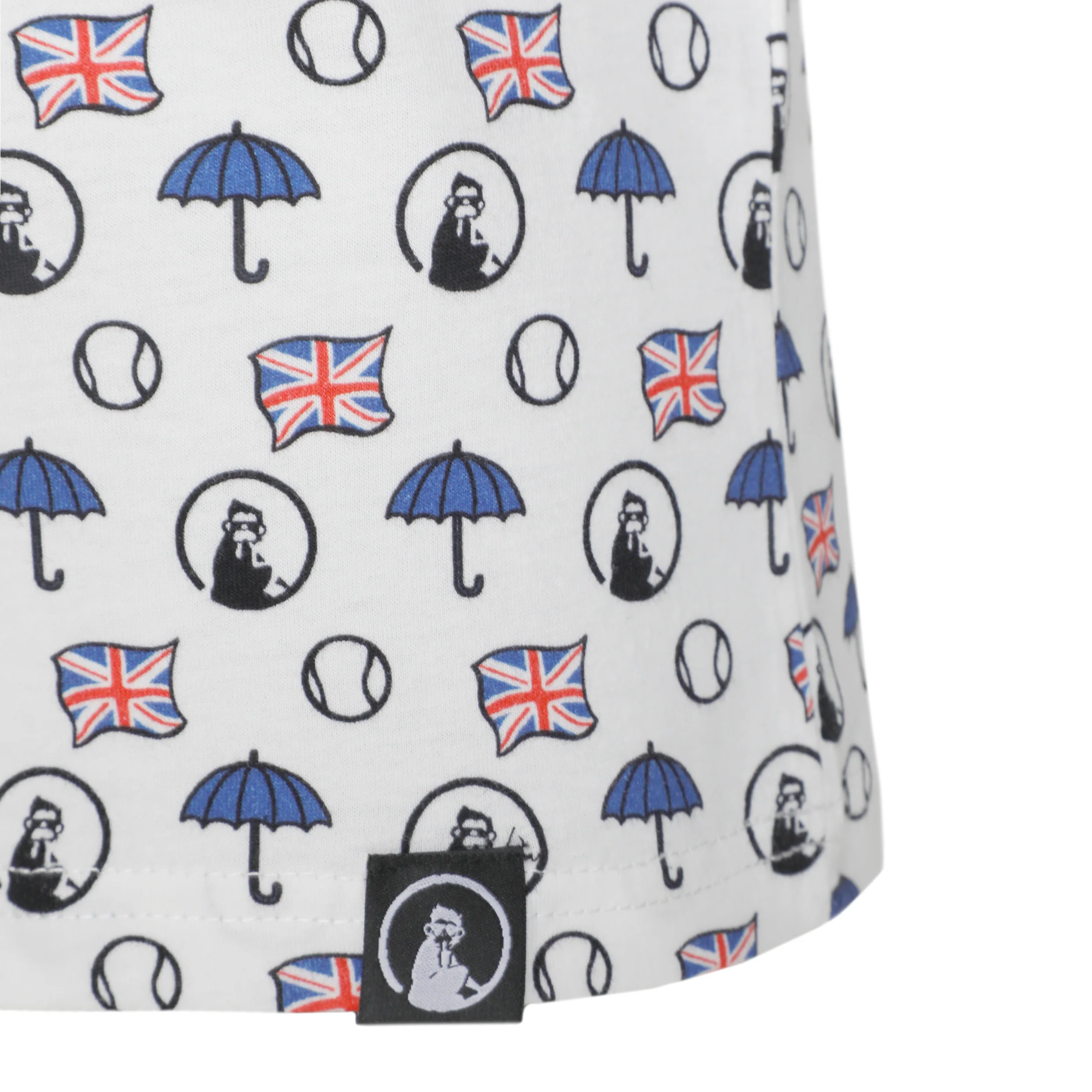 London Statement Camiseta De Manga Corta Hombres-Blanco,Multicolor - Image 8