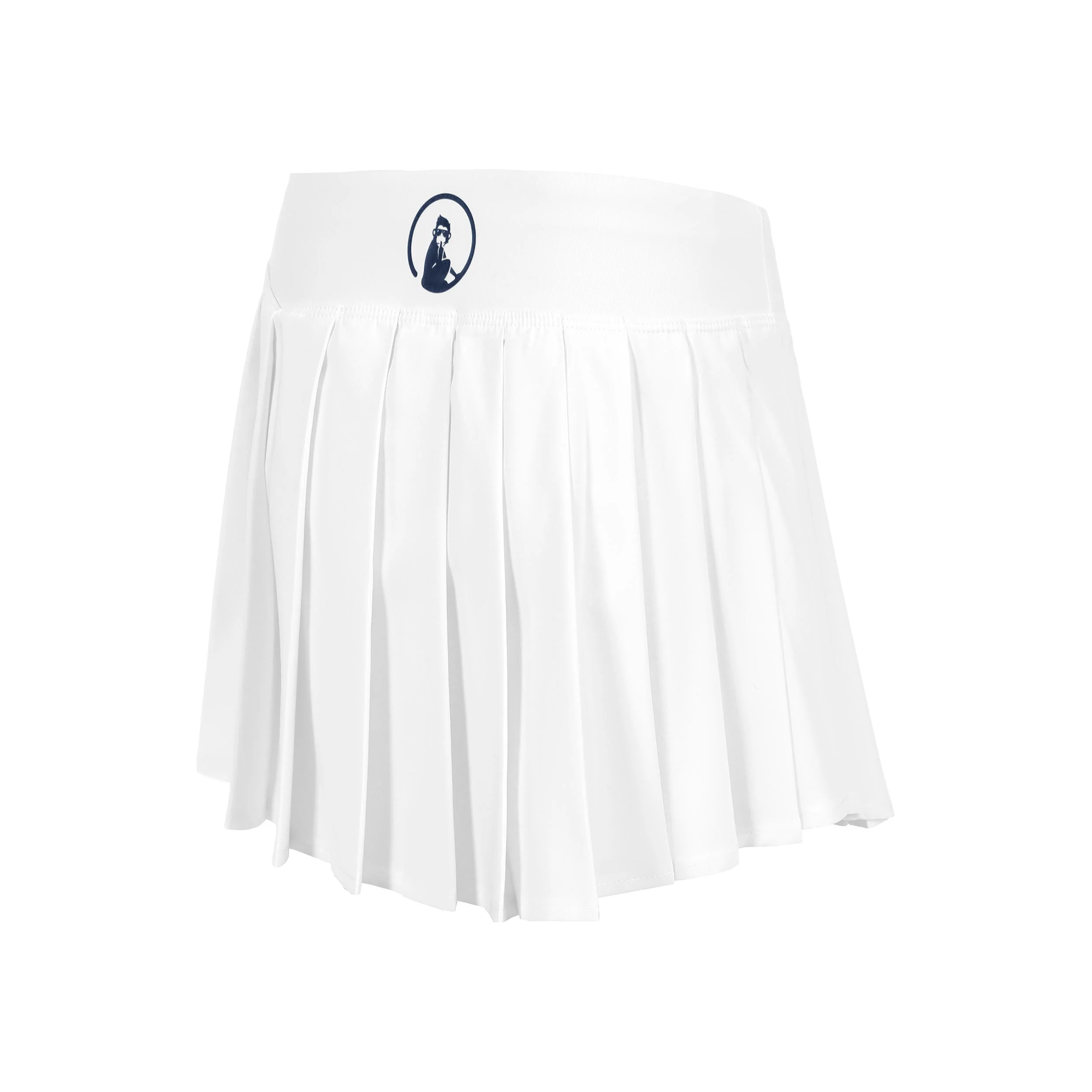 Love Pleated Falda Mujeres-blanco - Image 2