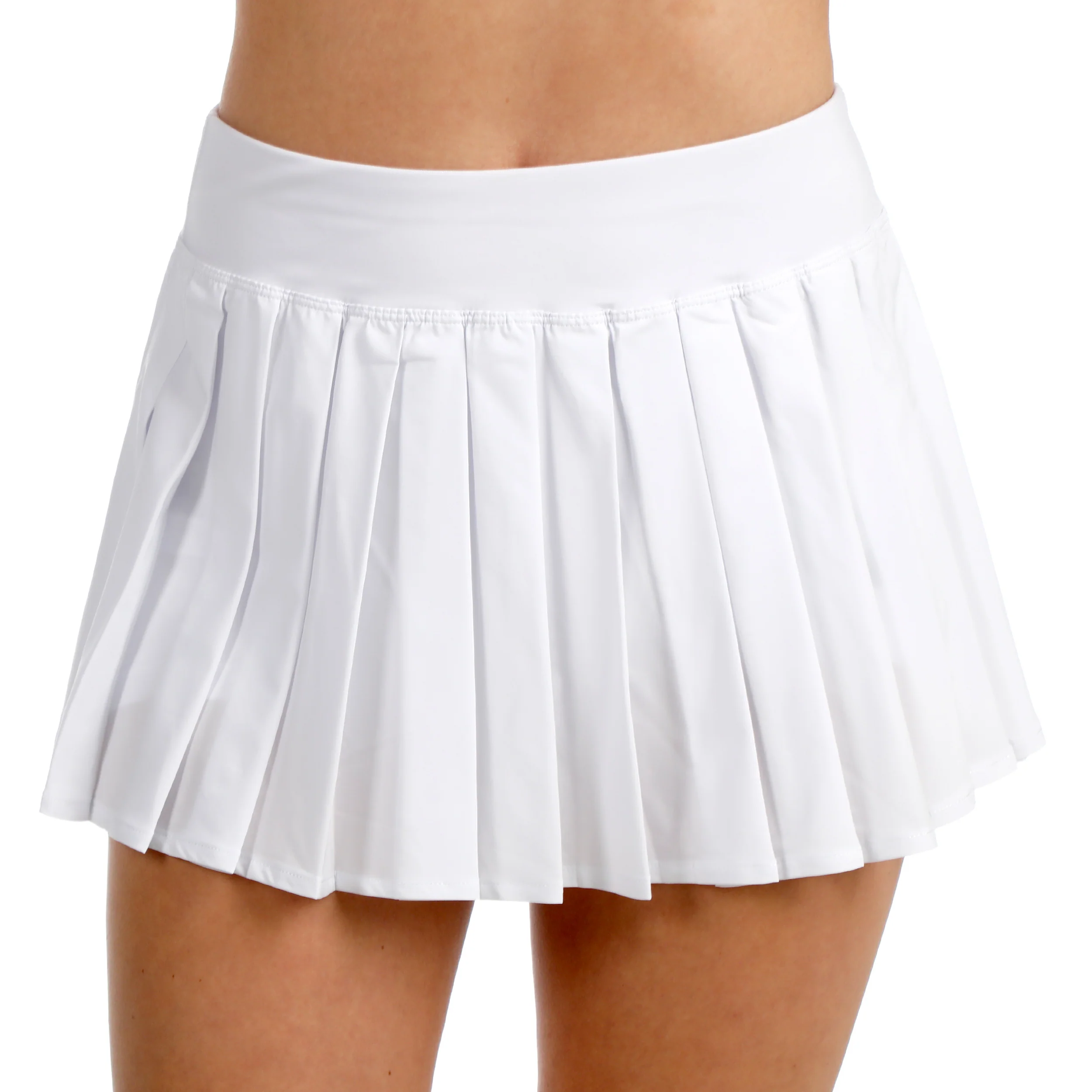 Love Pleated Falda Mujeres-blanco - Image 5