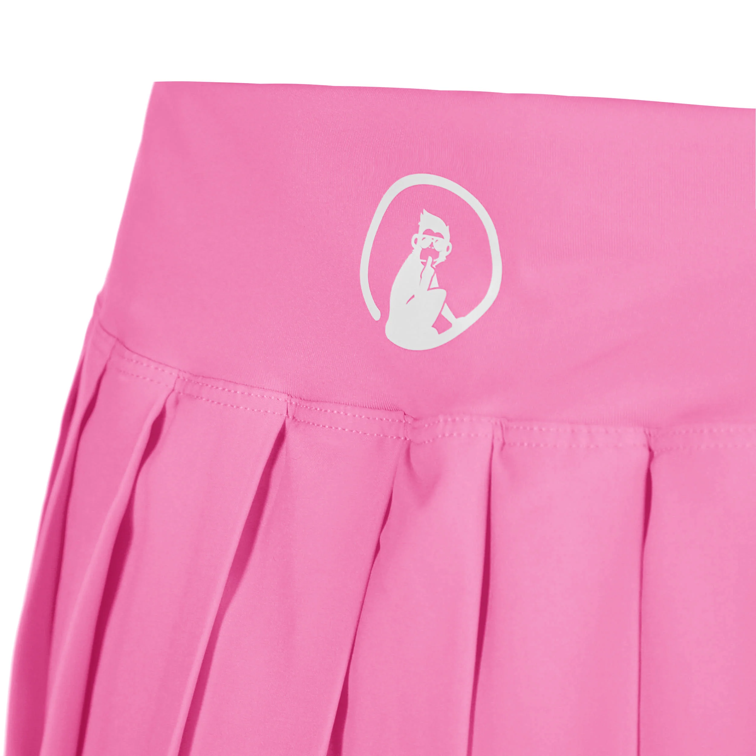 Love Pleated Falda Mujeres - rosa, blanco - Image 4