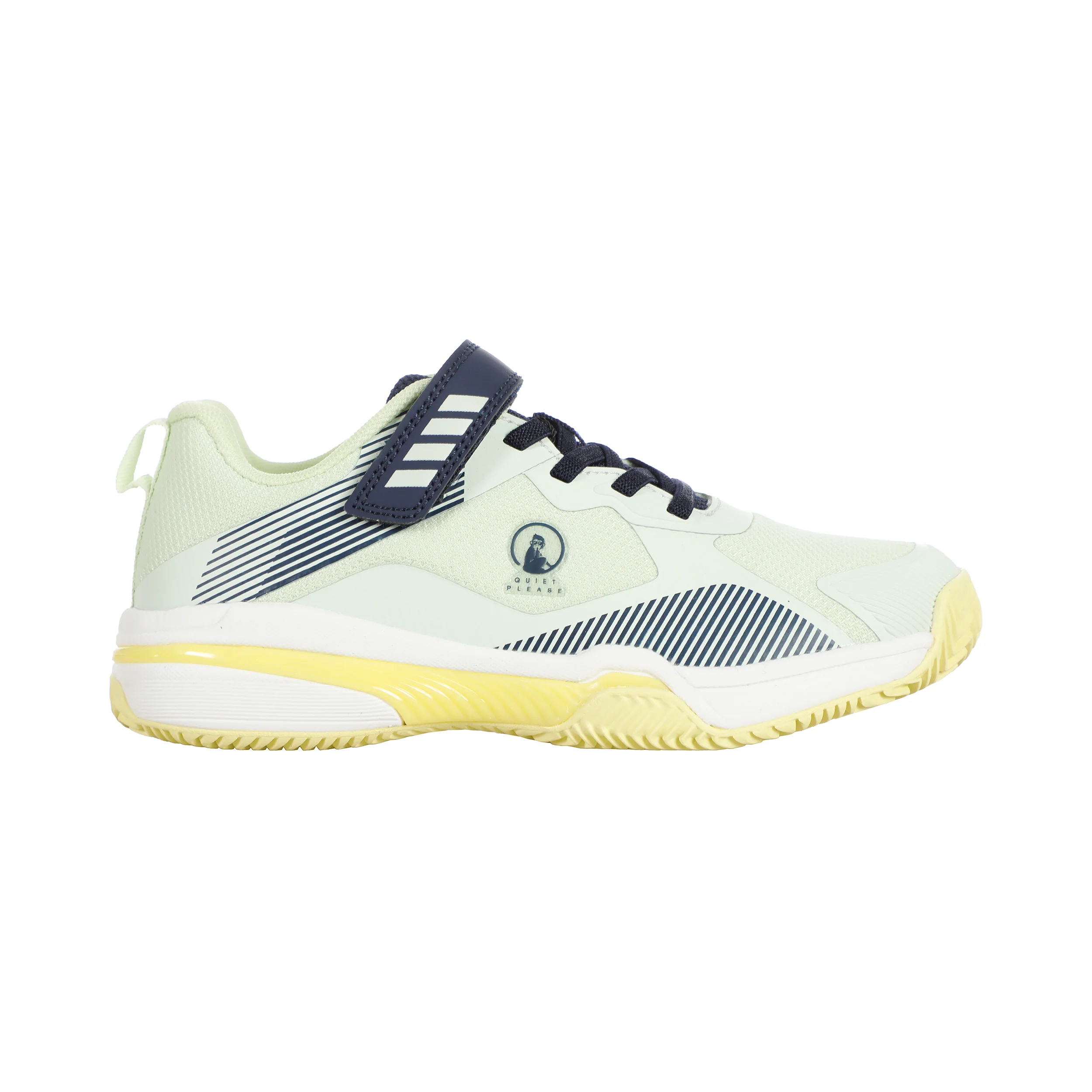 Match Velcro Clay Zapatilla Tierra Batida Niños-Lima,Amarillo
