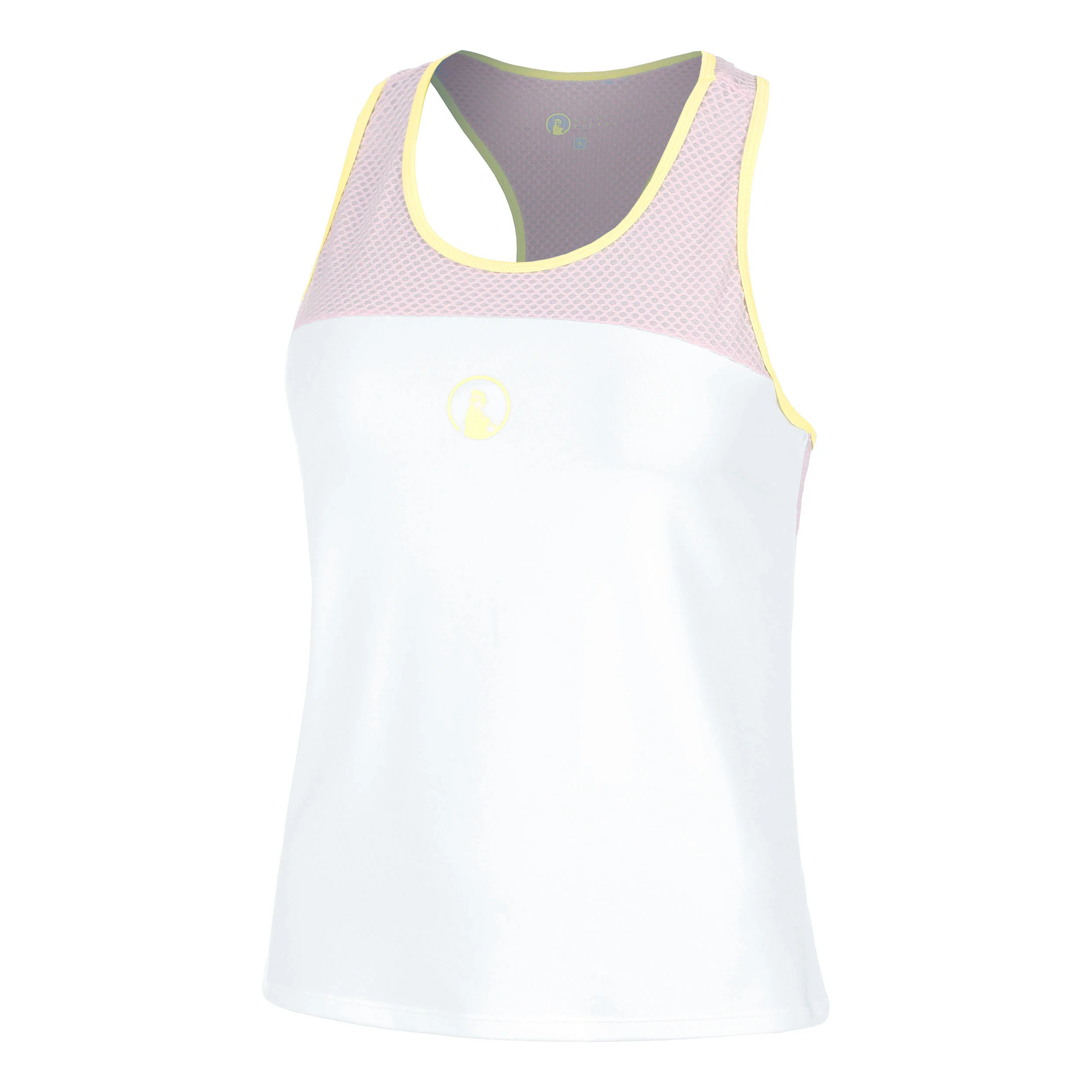 Mind Racerback Camiseta De Tirantes Mujeres-Blanco,Morado