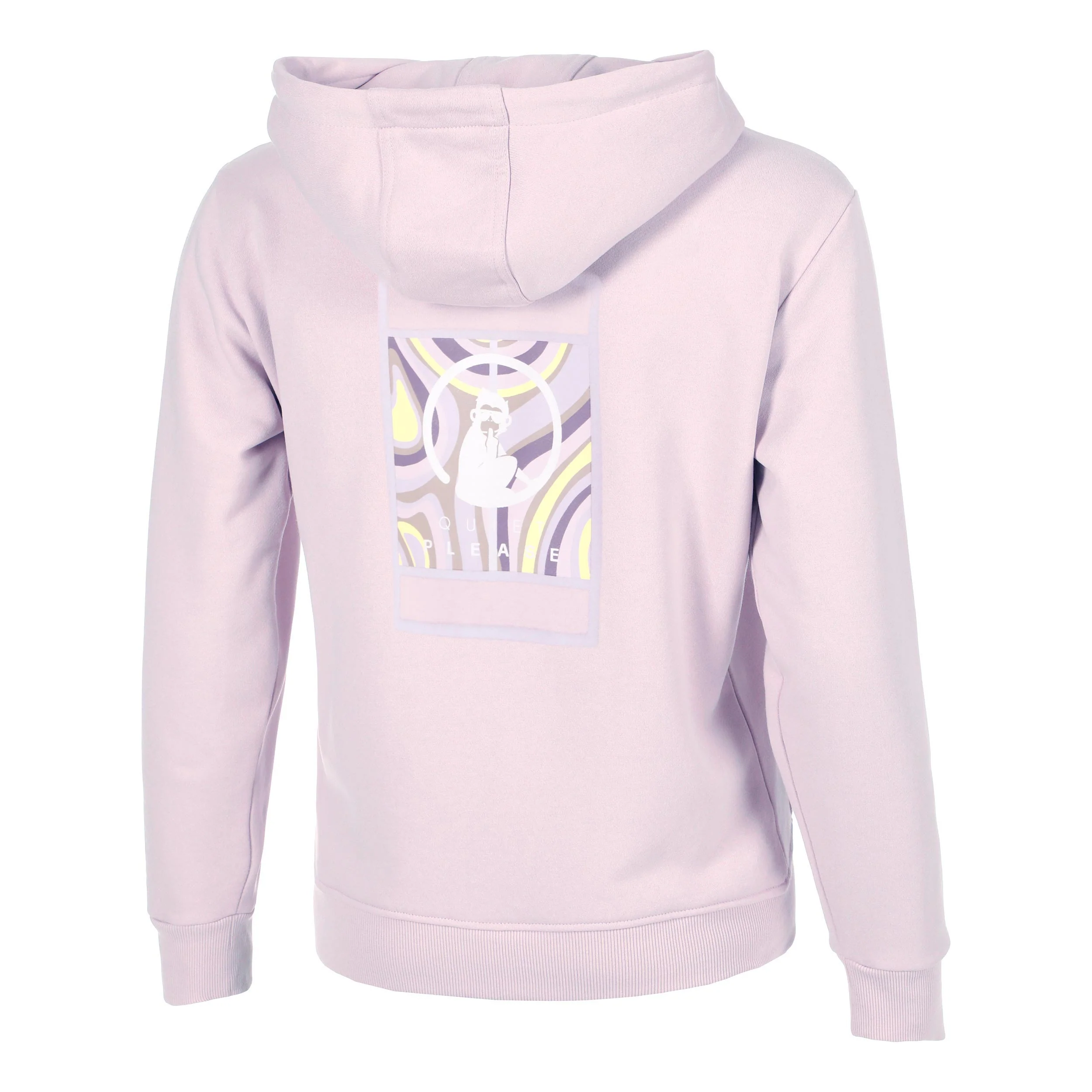 Mind Taped Zip Sudadera Con Cremallera Mujeres-Morado,Verde Neón - Image 3