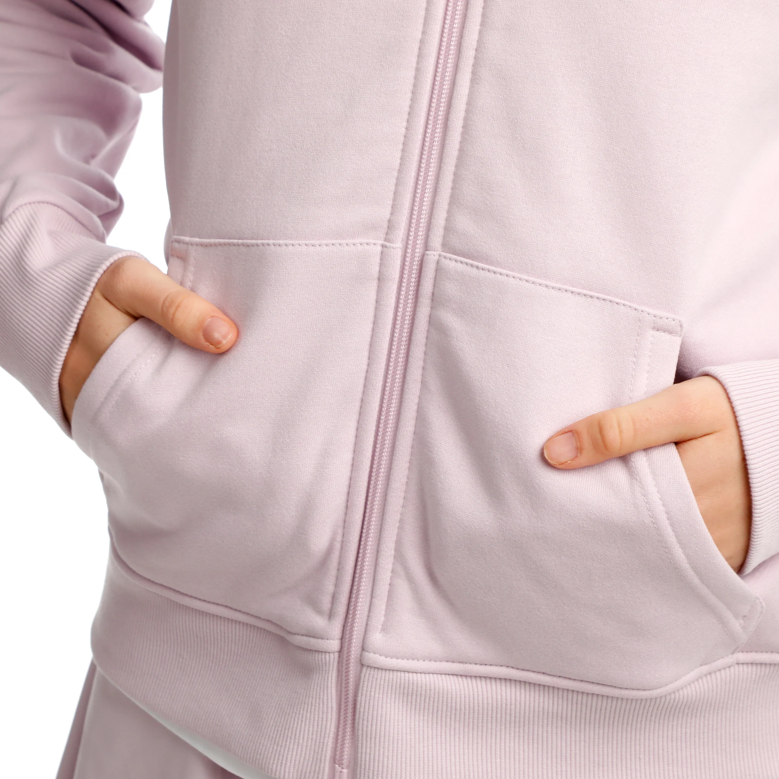 Mind Taped Zip Sudadera Con Cremallera Mujeres-Morado,Verde Neón - Image 7