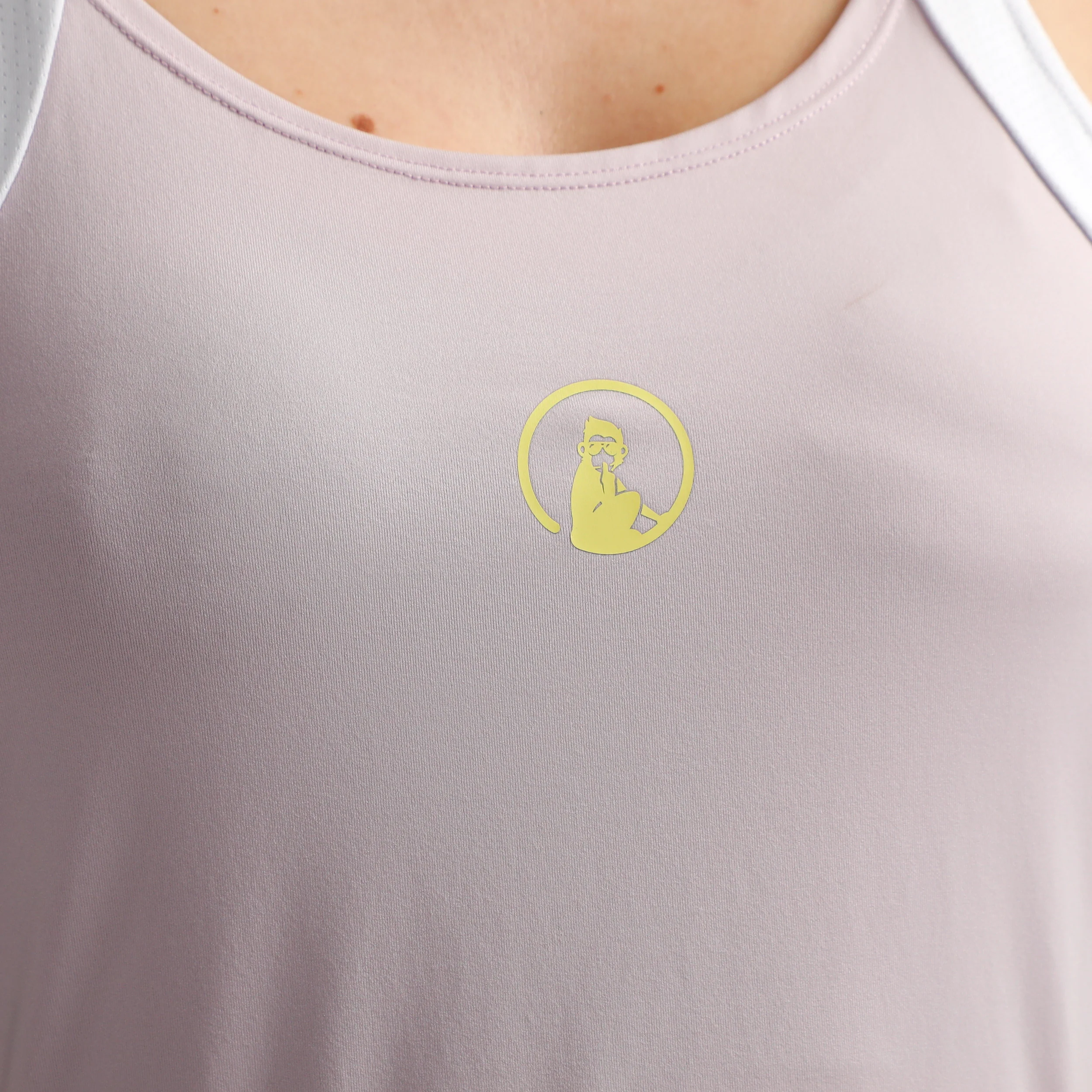 Mind Volley Vestido Mujeres-Morado,Blanco - Image 9