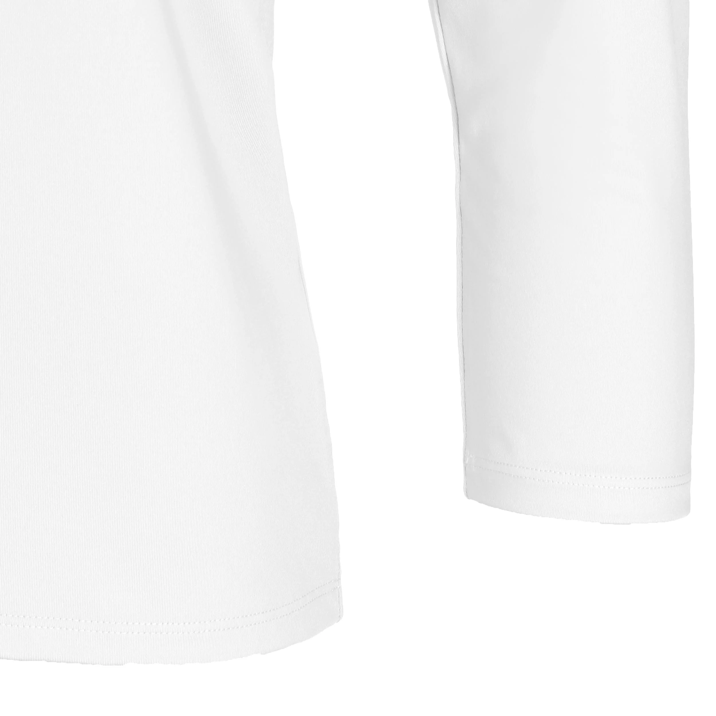 Mixed Camiseta De Manga Larga Mujeres-Blanco - Image 8