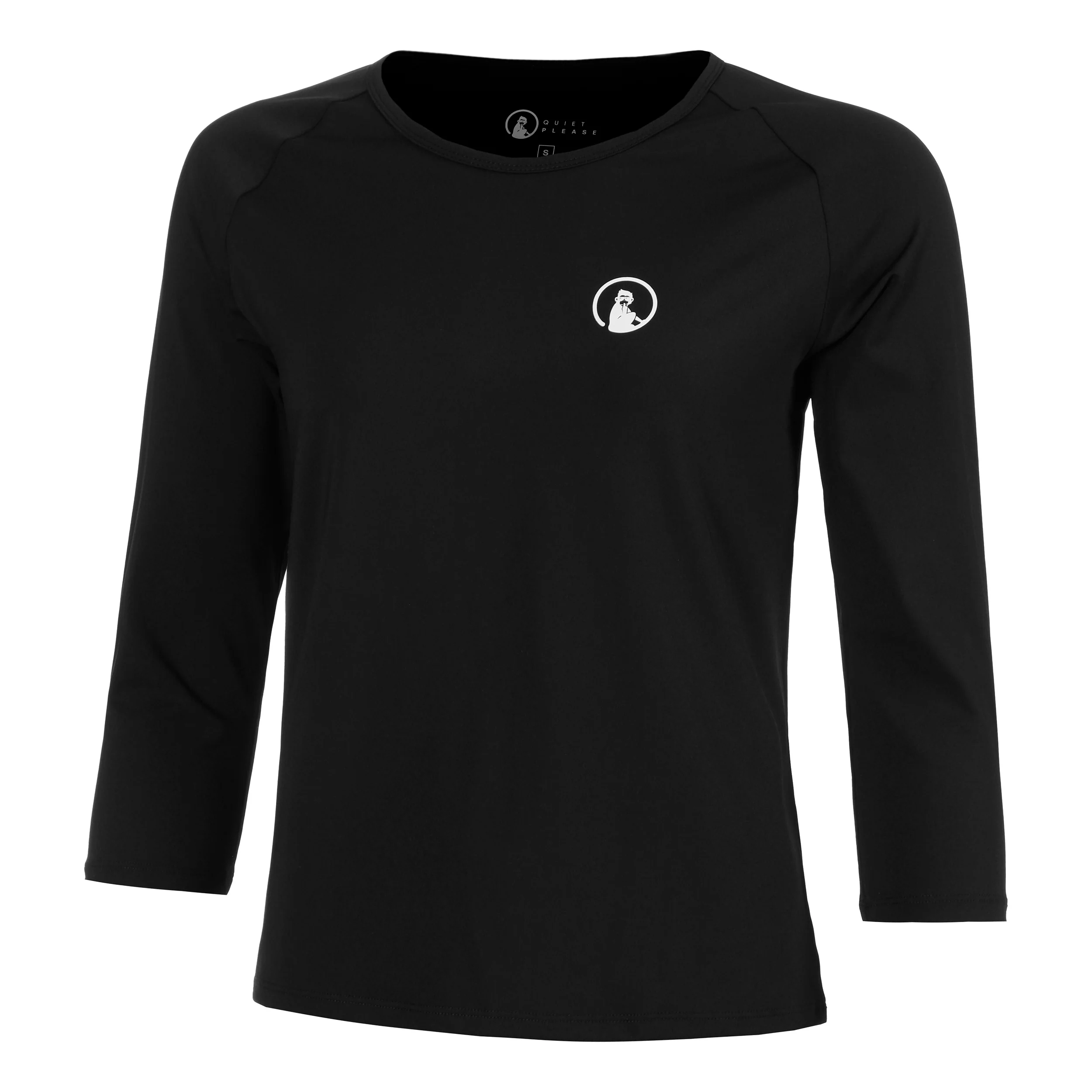 Mixed Camiseta De Manga Larga Mujeres-Negro