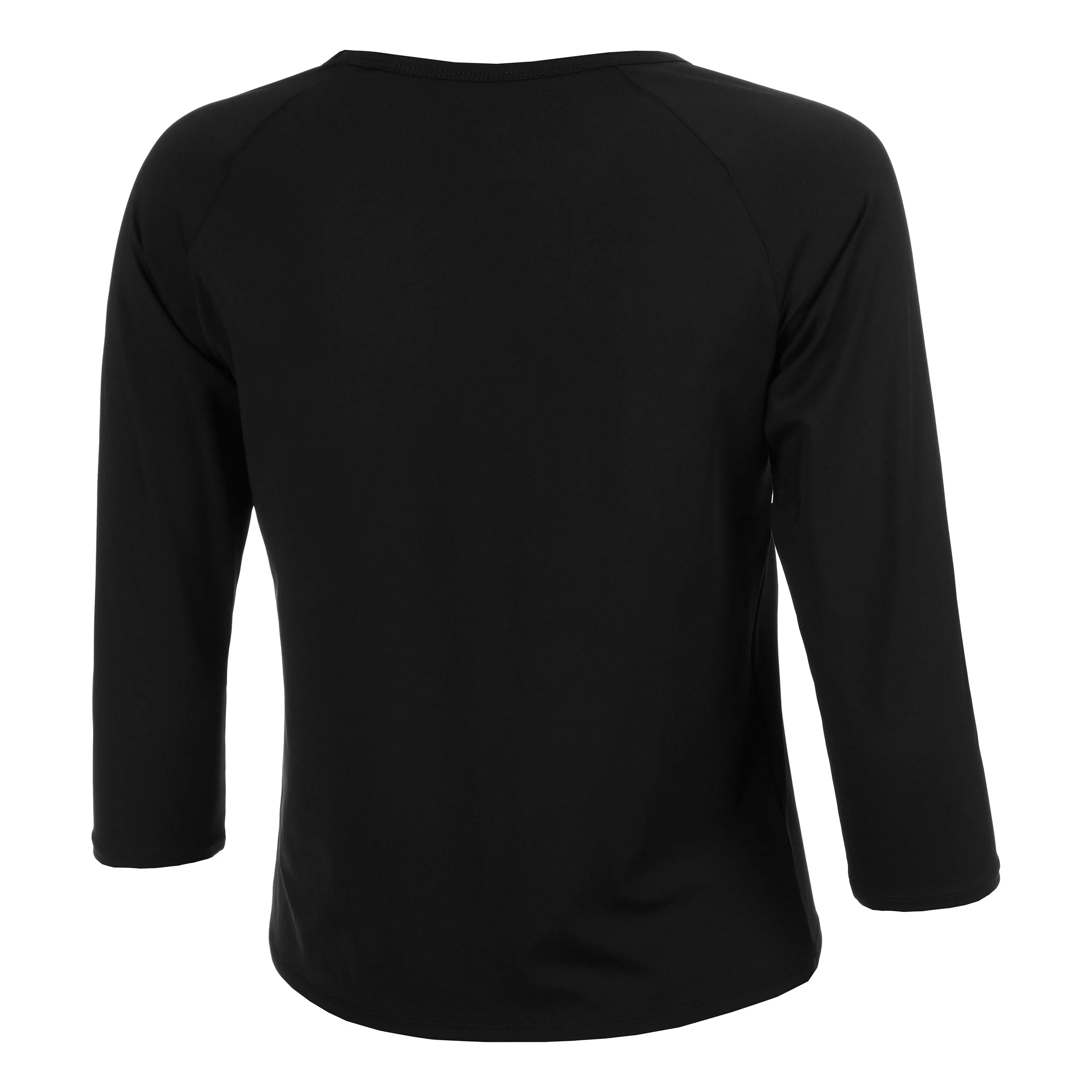 Mixed Camiseta De Manga Larga Mujeres-Negro - Image 2