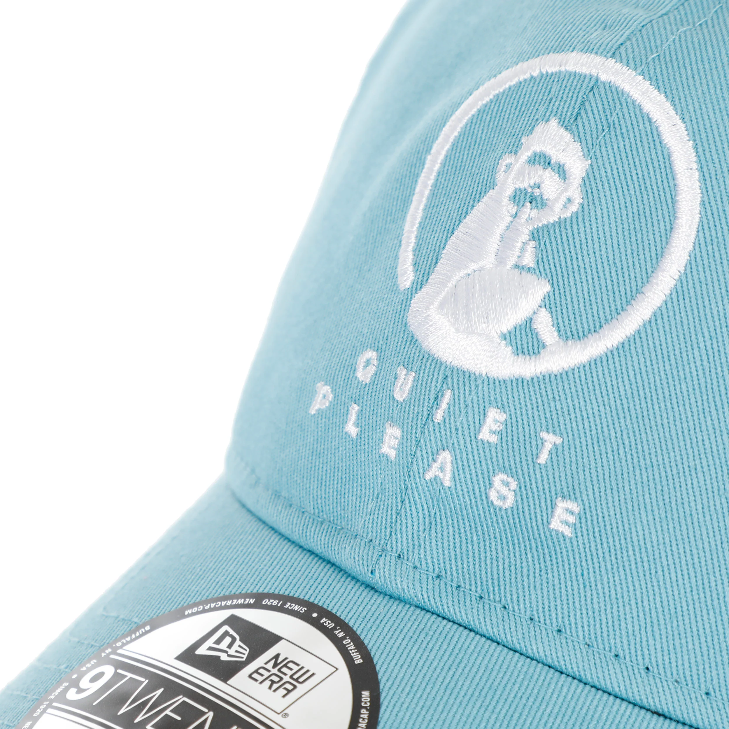 New Era Core 9Twenty Gorra-Azul Claro,Blanco - Image 3