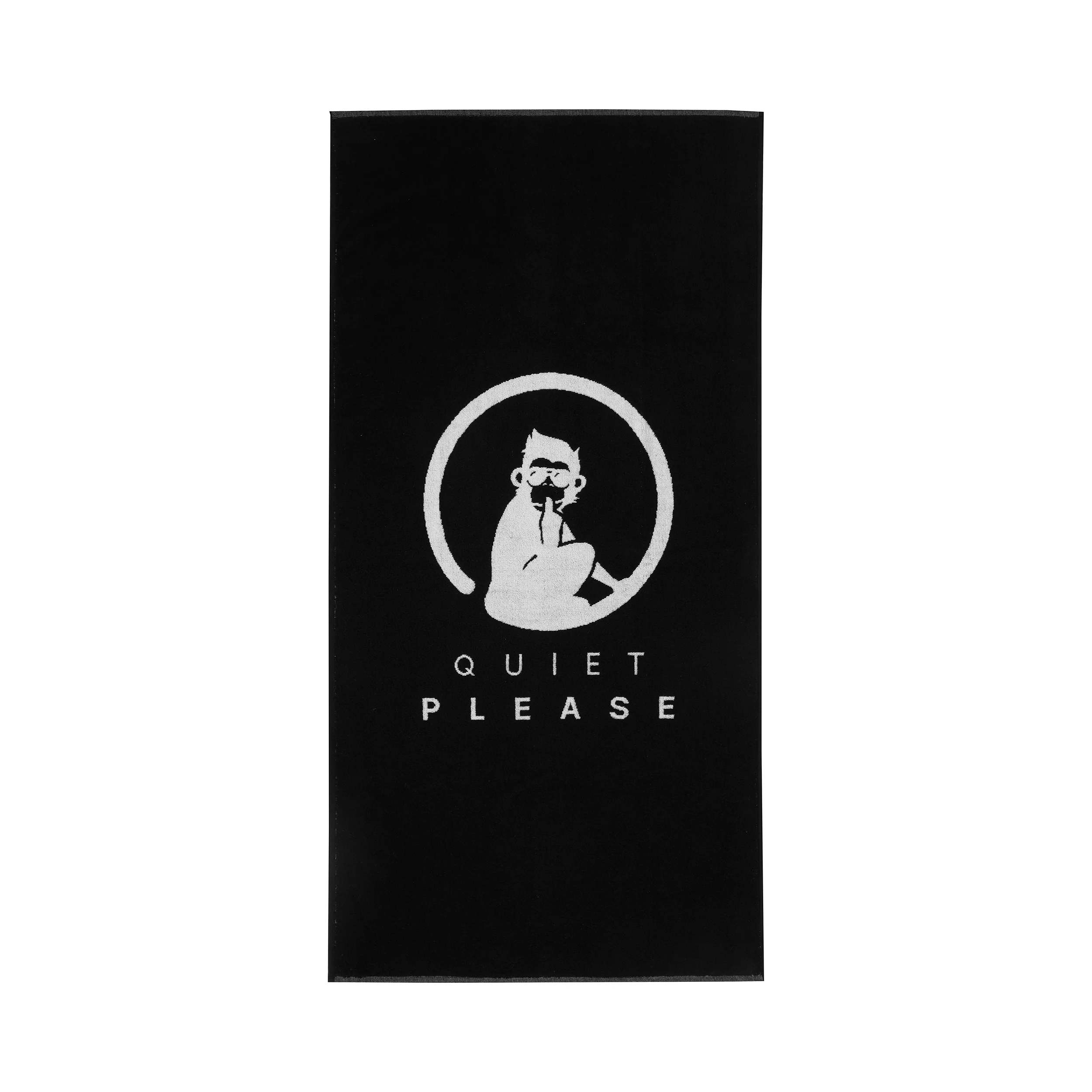 Performance 50x100cm Toalla-Negro,Blanco