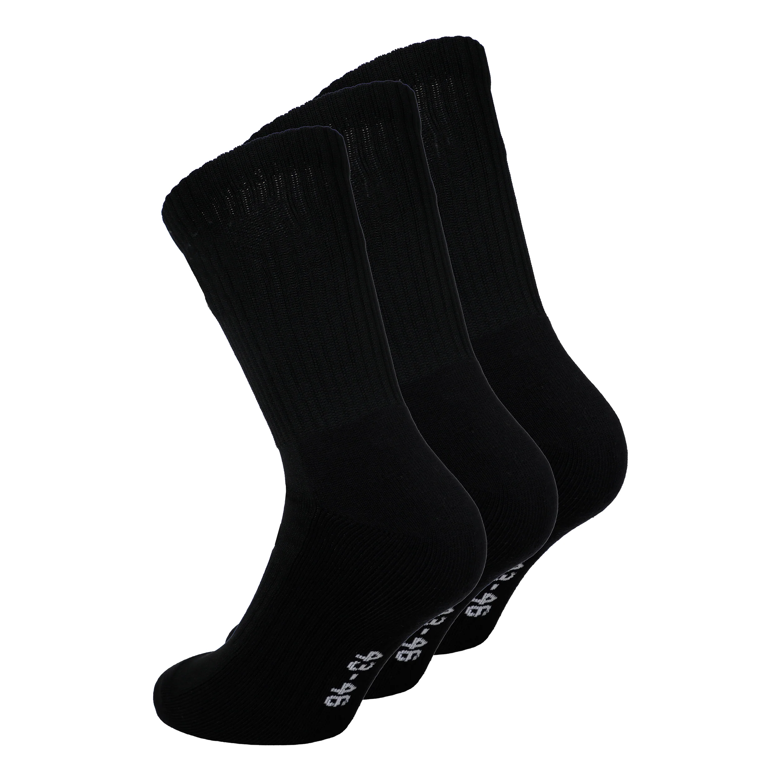 Performance Long Calcetines De Tenis Pack De 3-Negro - Image 2
