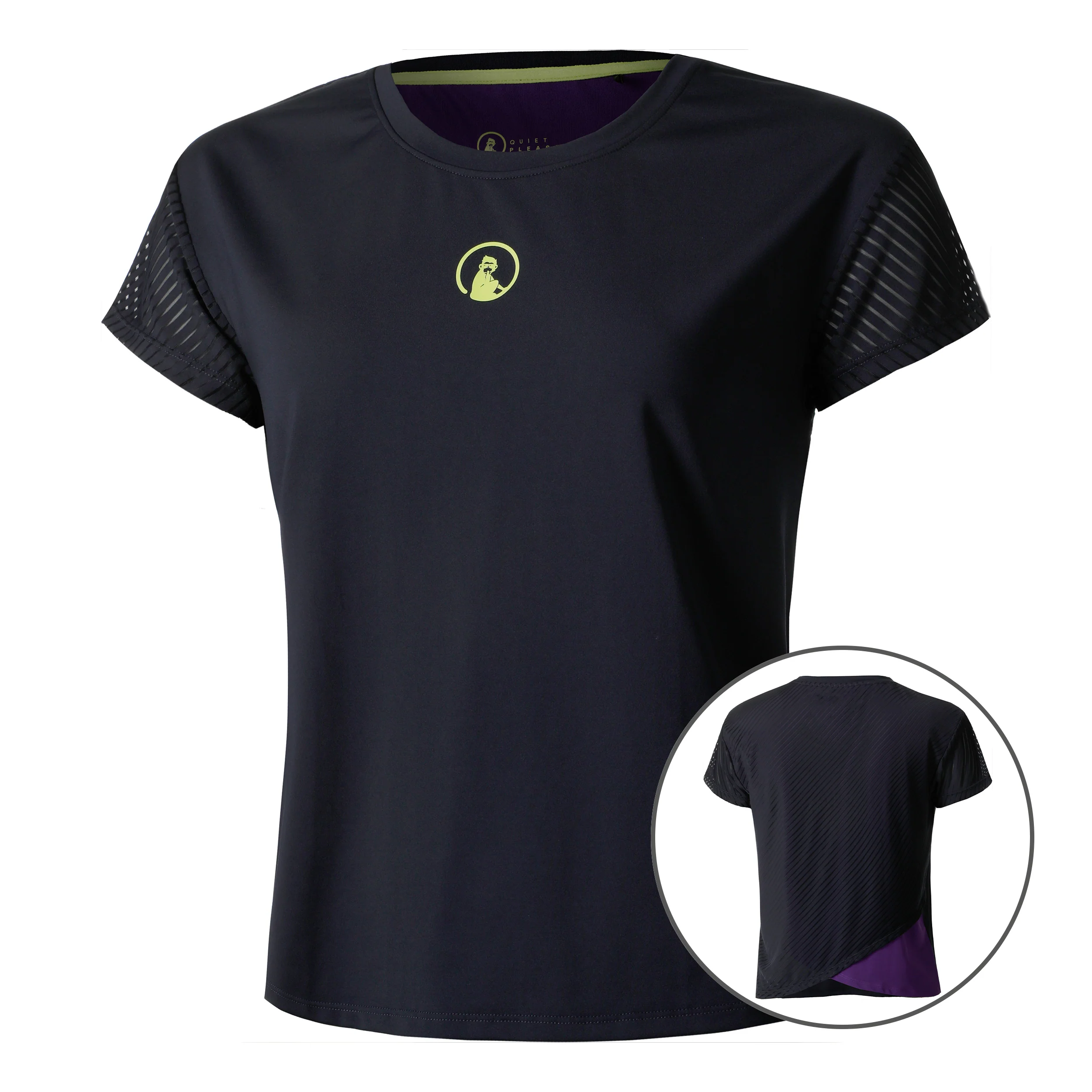 Perspectives Cross Camiseta De Manga Corta Mujeres-Azul Oscuro