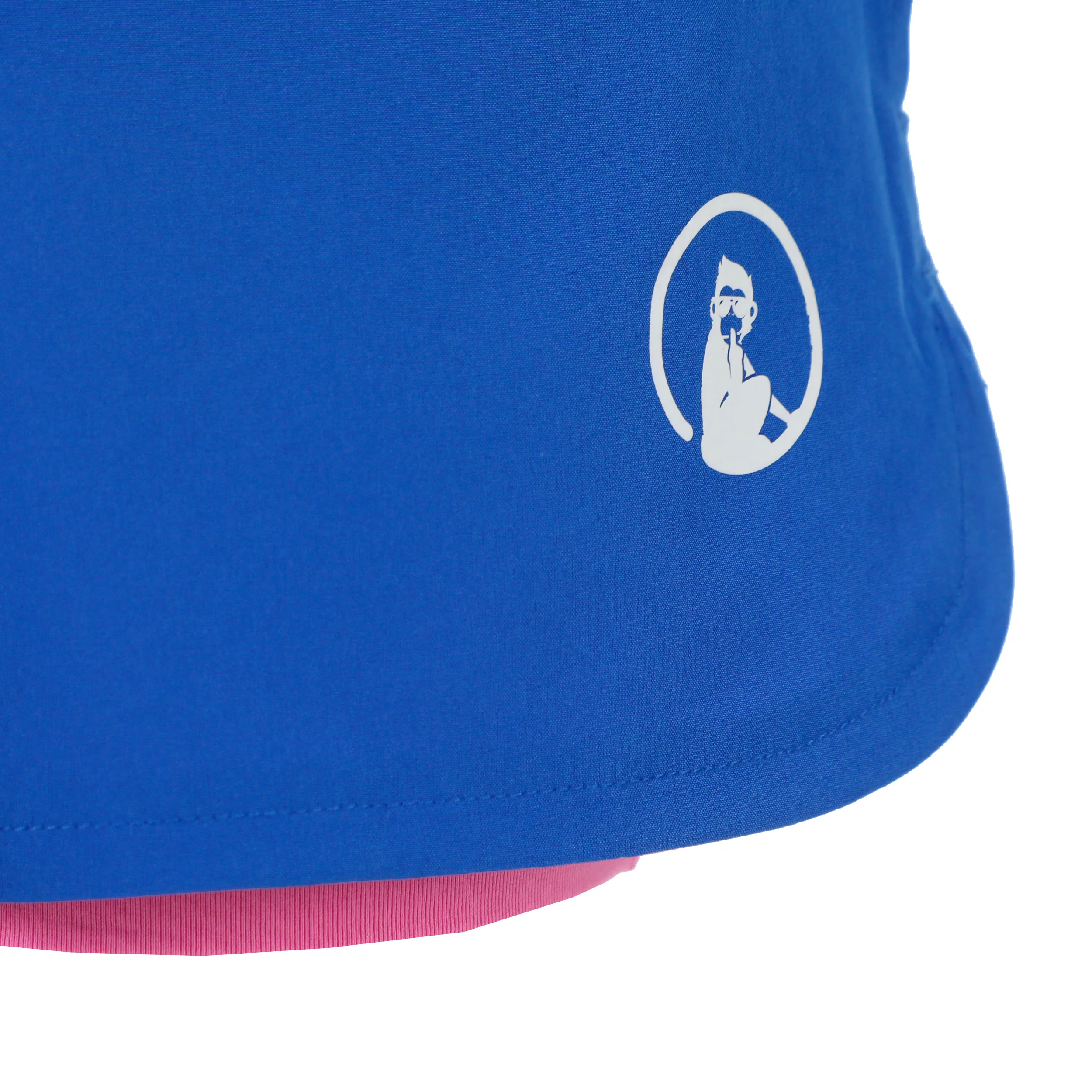 Point 2in1 Shorts Chicas - azul, blanco - Image 3