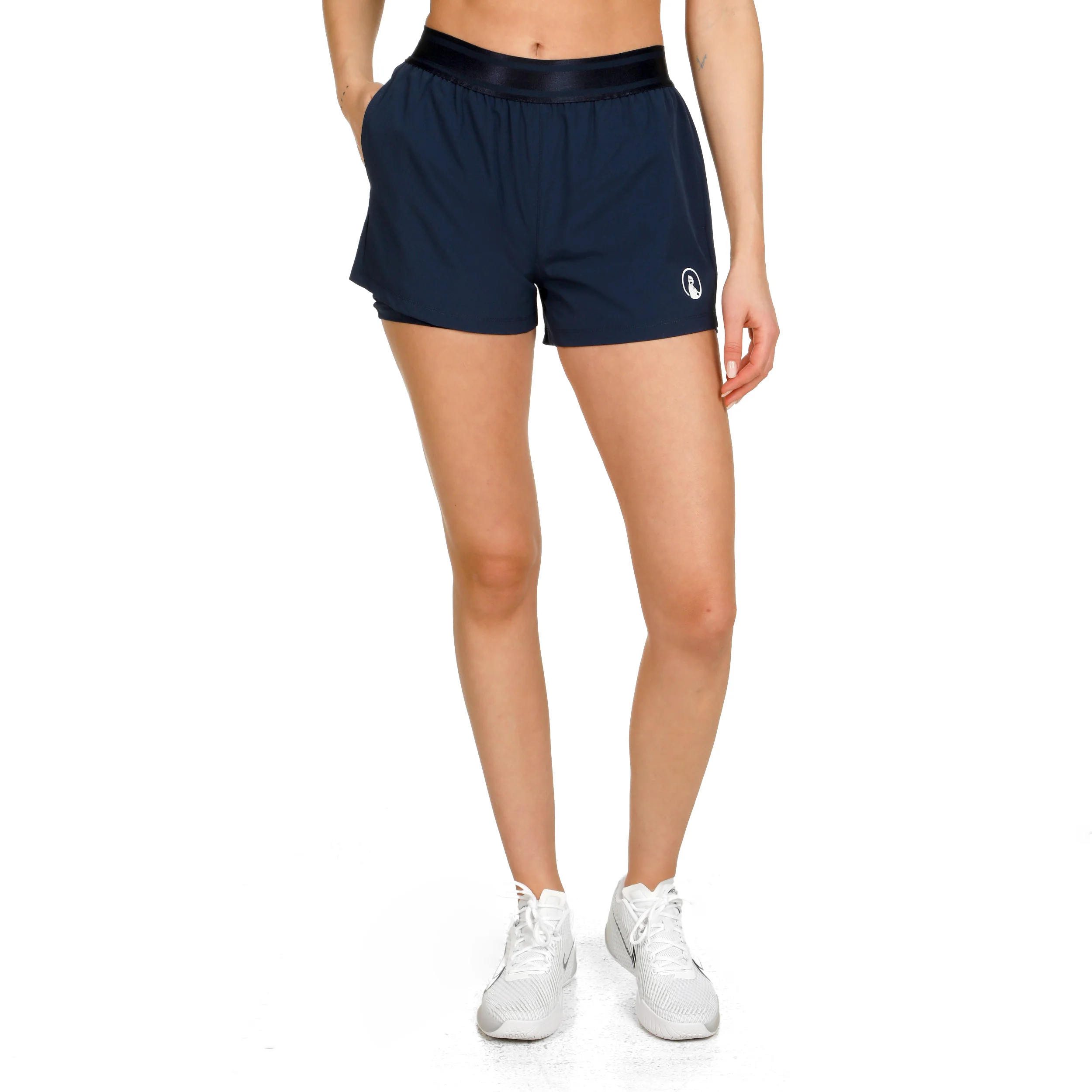 Point 2in1 Shorts Mujeres-Azul Oscuro - Image 5