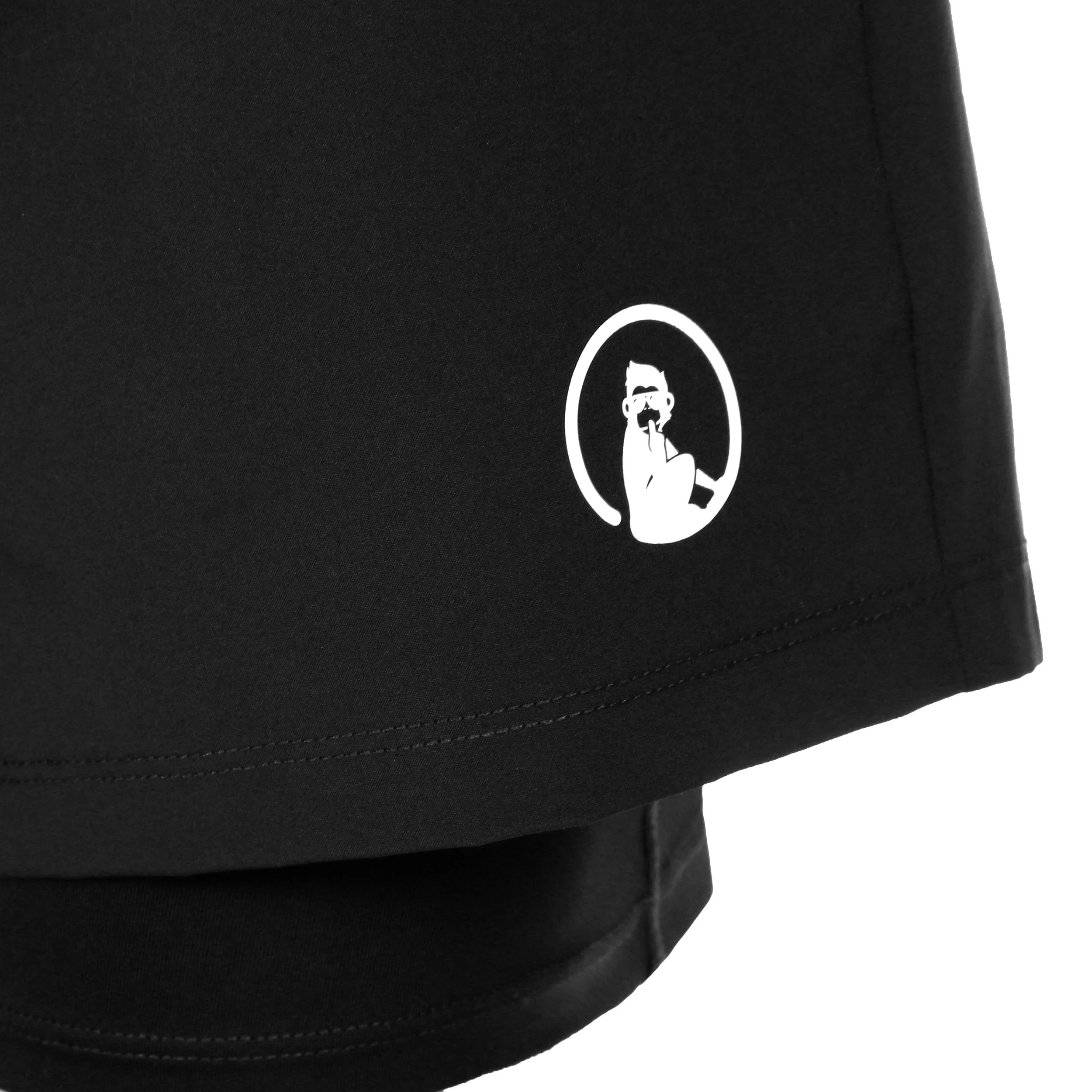 Point 2in1 Shorts Mujeres-Negro - Image 7