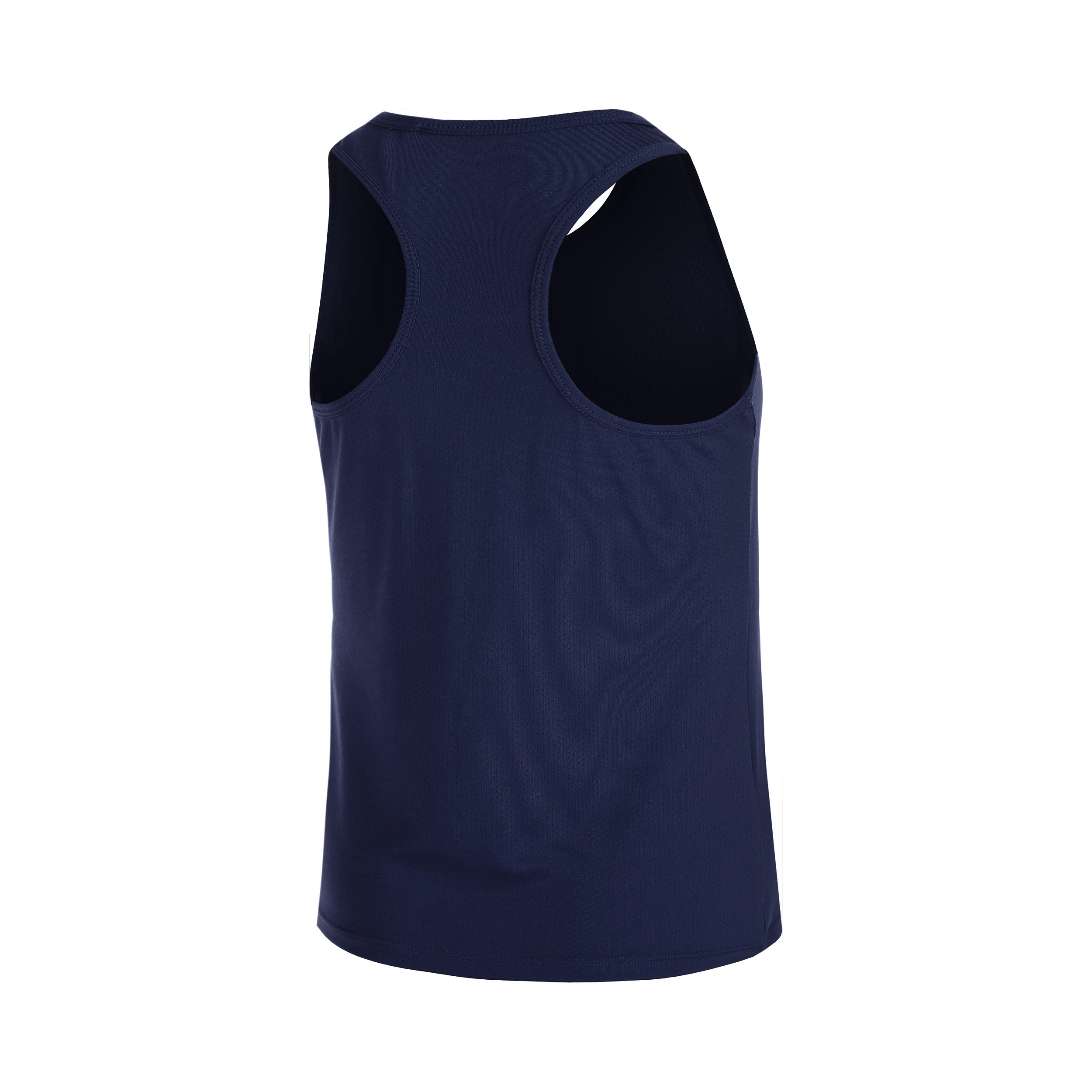 Racerback Camiseta De Tirantes Chicas-Azul Oscuro,Blanco - Image 2