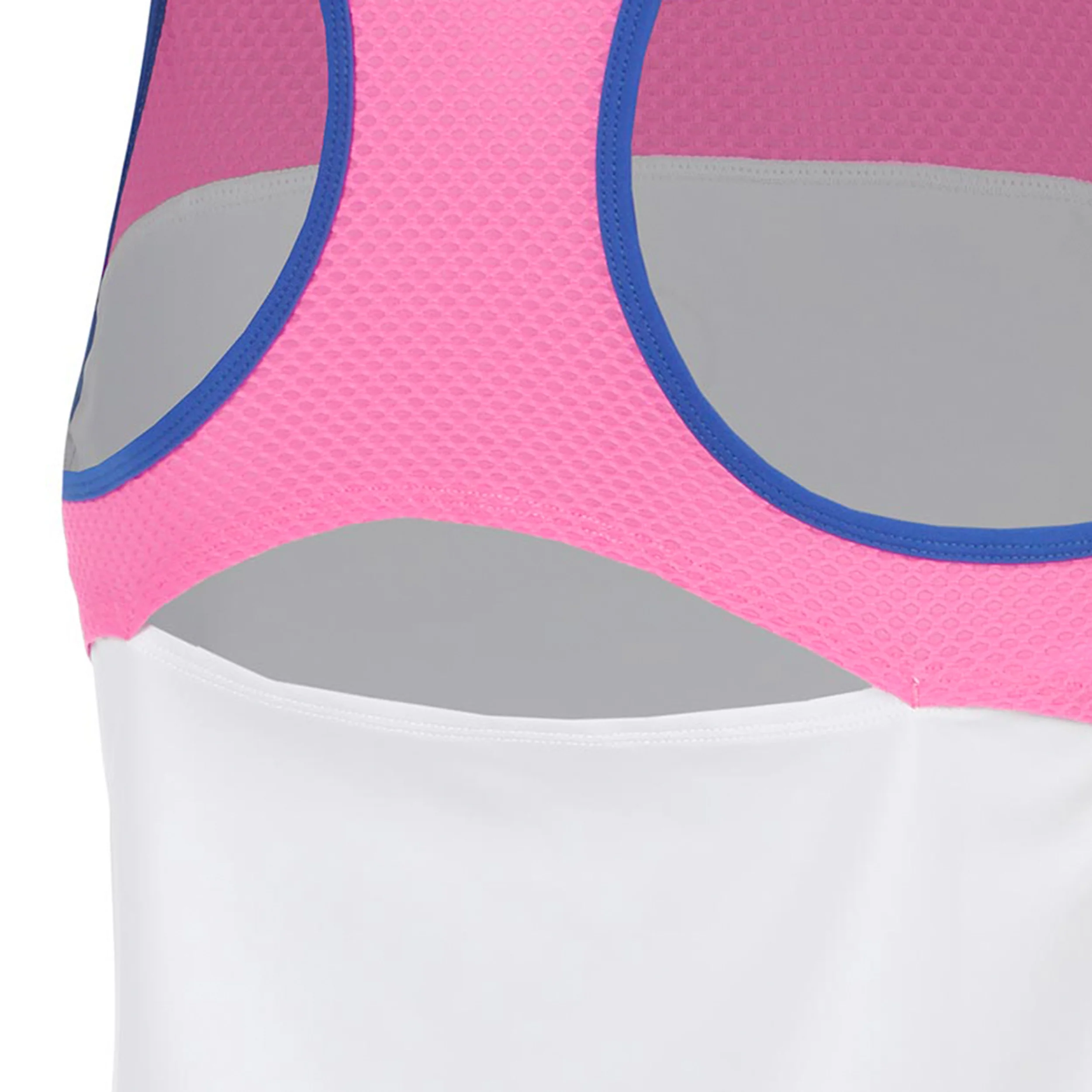Racerback Camiseta de tirantes Chicas - rosa, blanco - Image 4