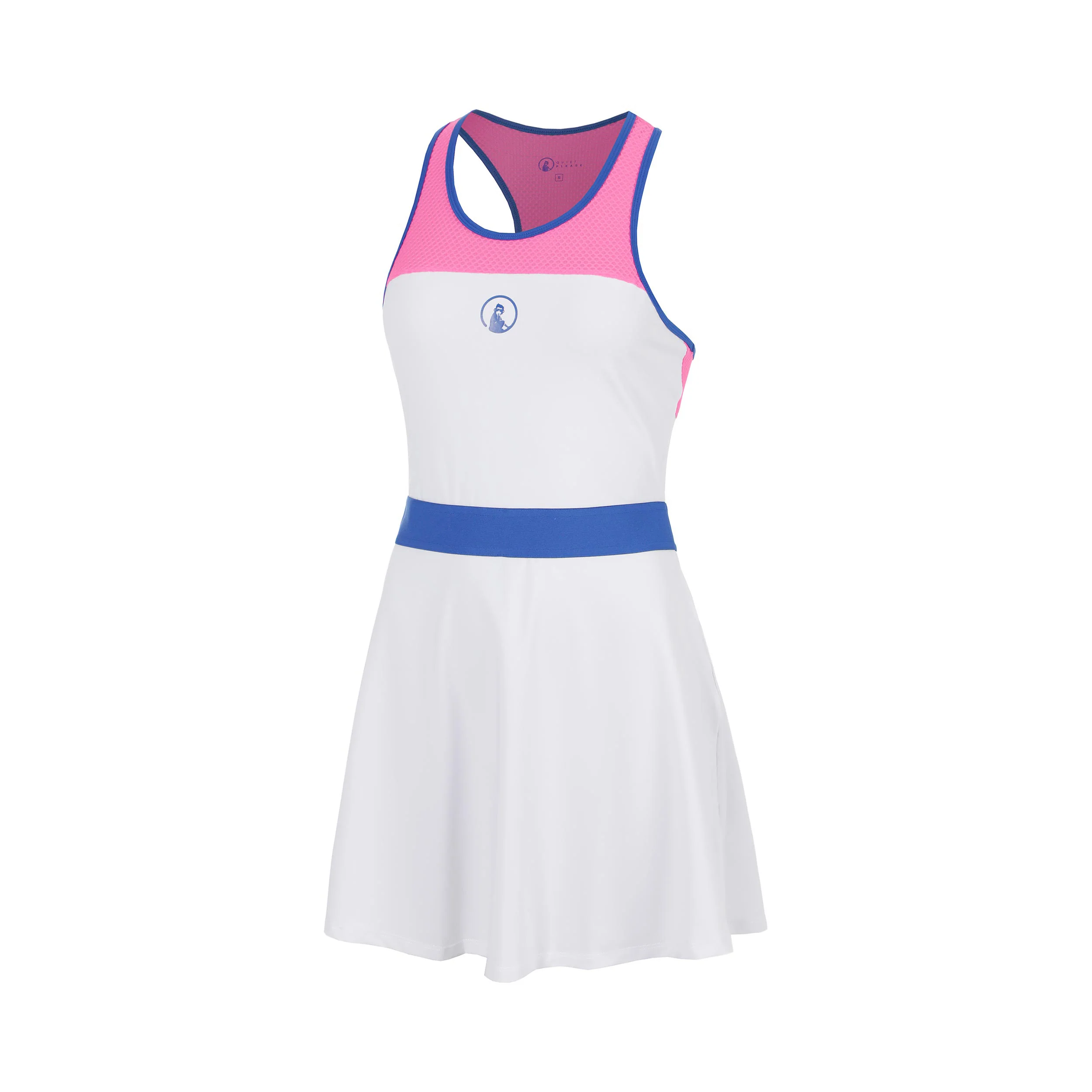 Racerback Vestido Chicas - blanco, azul