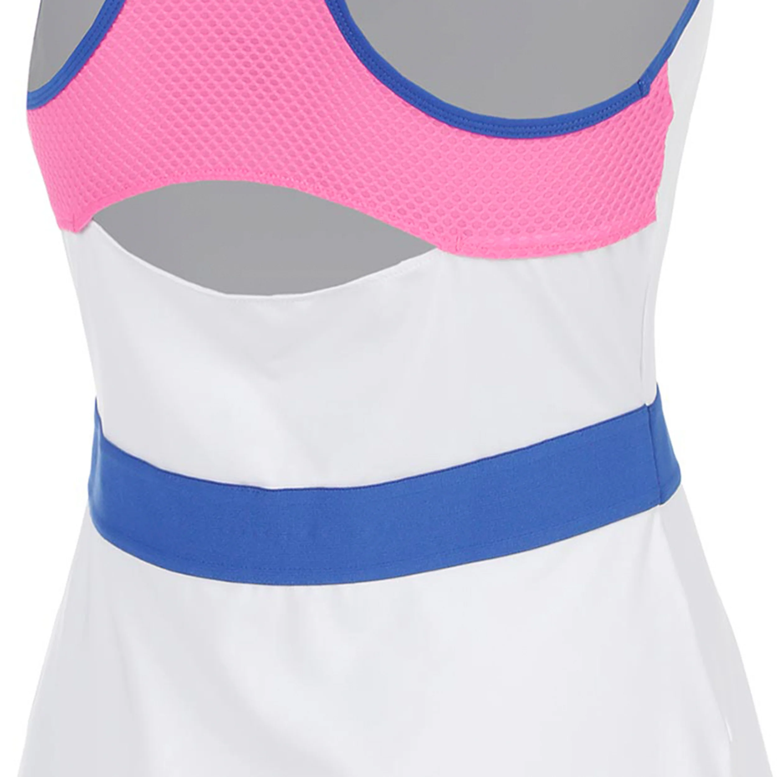Racerback Vestido Chicas - blanco, azul - Image 6