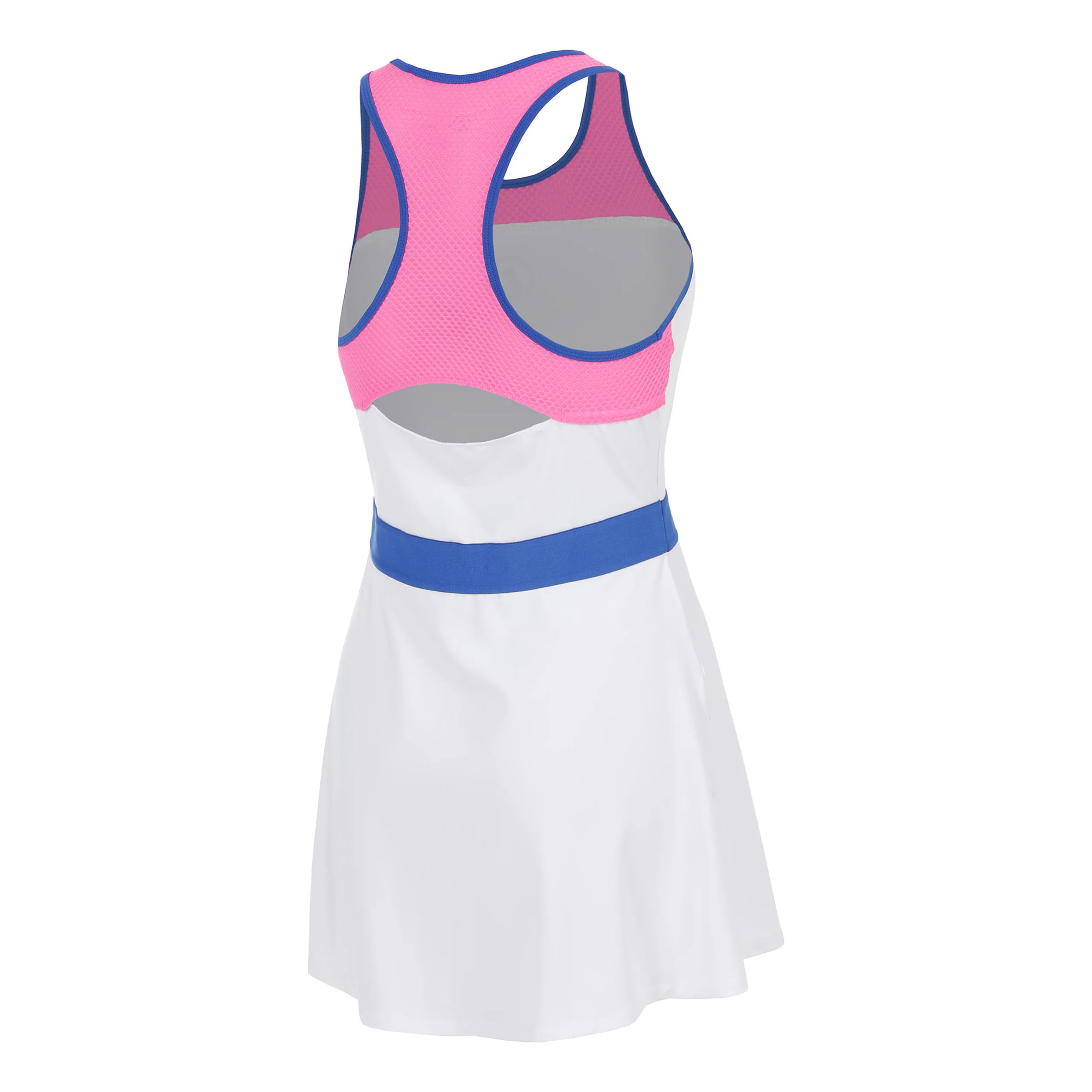 Racerback Vestido Mujeres - blanco, azul - Image 2