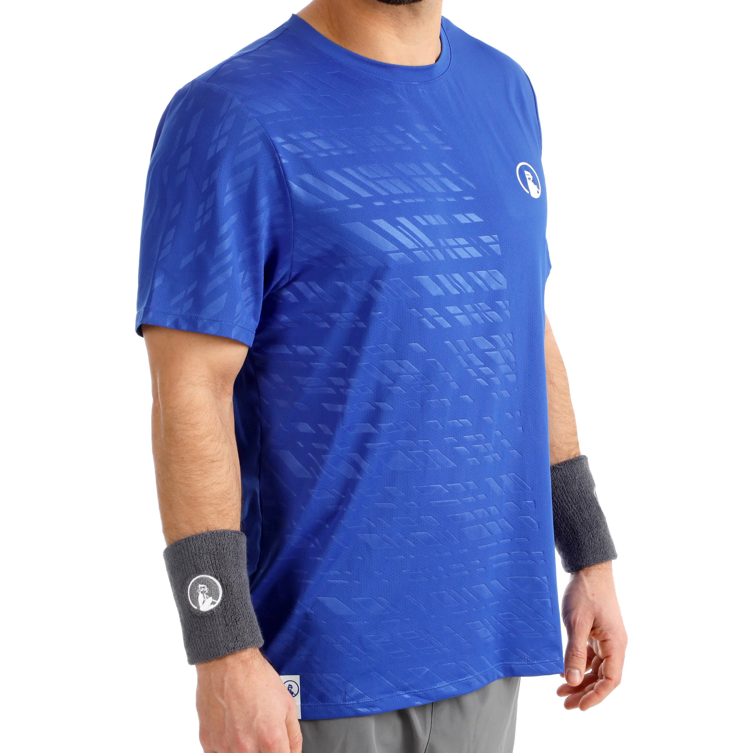 Receiver Embossed Camiseta de manga corta Hombres - azul, blanco - Image 10