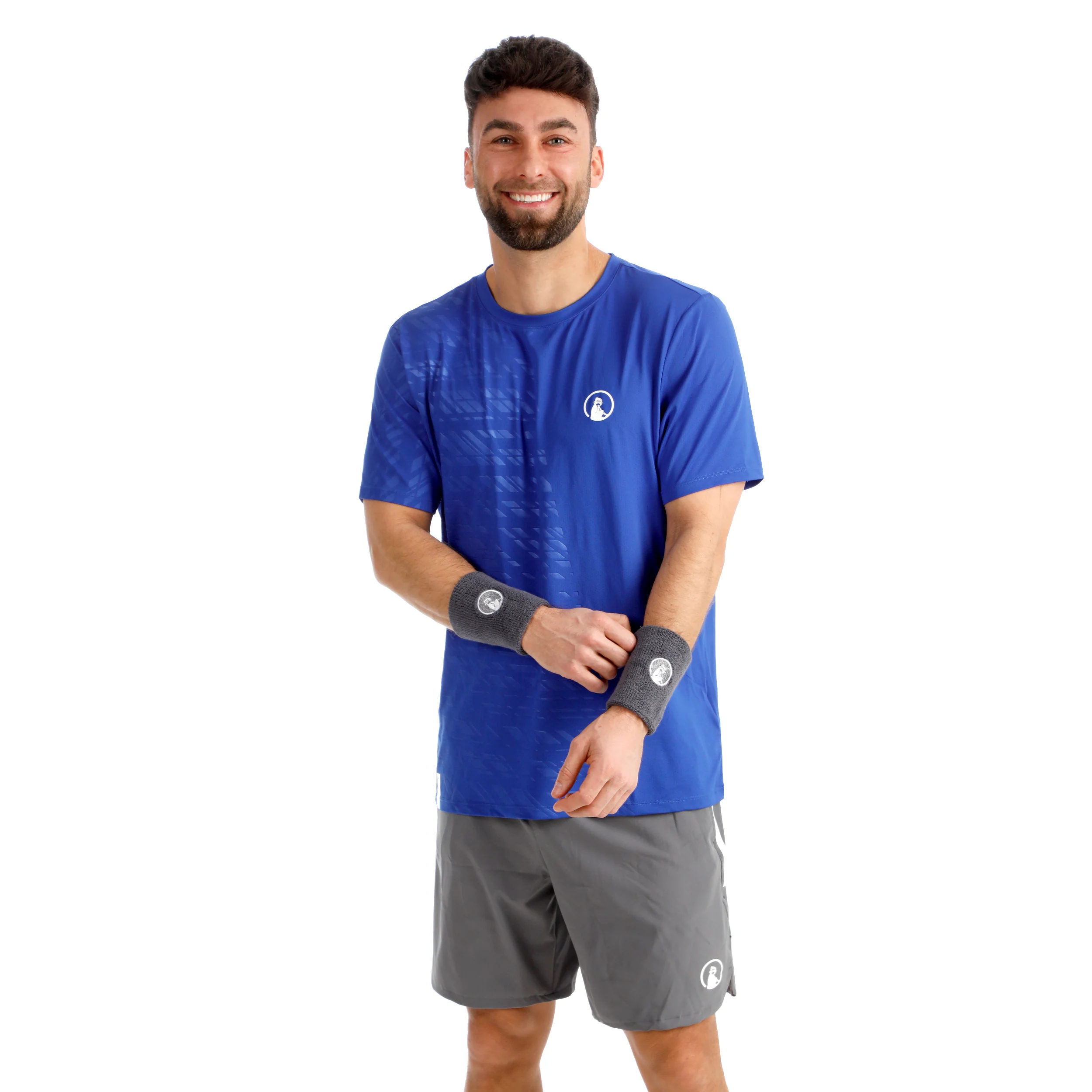 Receiver Embossed Camiseta de manga corta Hombres - azul, blanco - Image 6