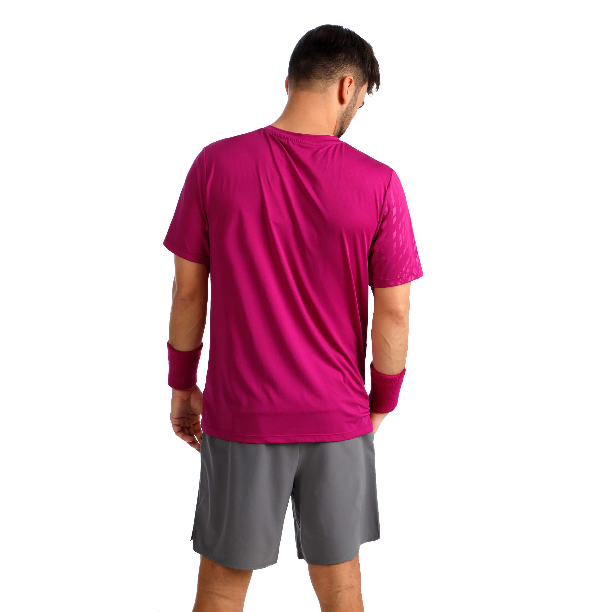 Receiver Embossed Camiseta de manga corta Hombres-berry, blanco - Image 7