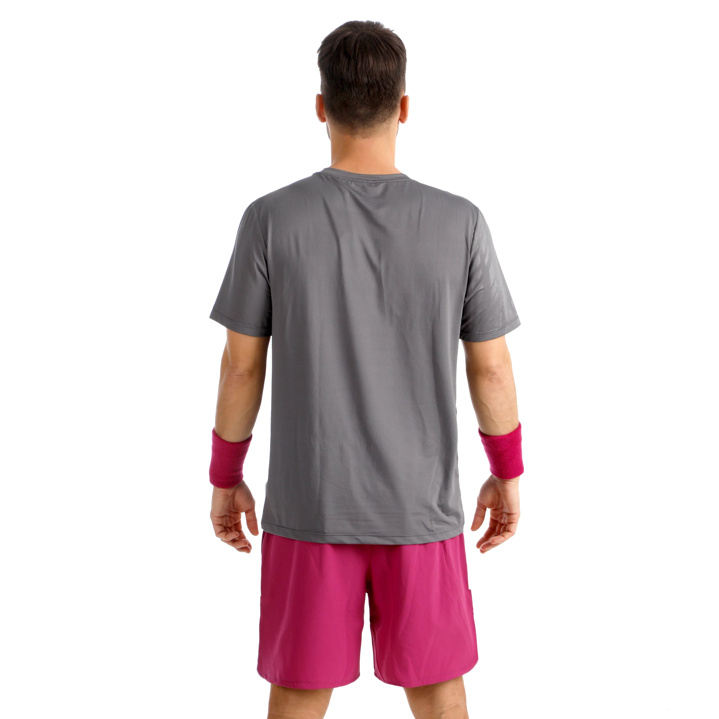 Receiver Embossed Camiseta de manga corta Hombres - gris, blanco - Image 7