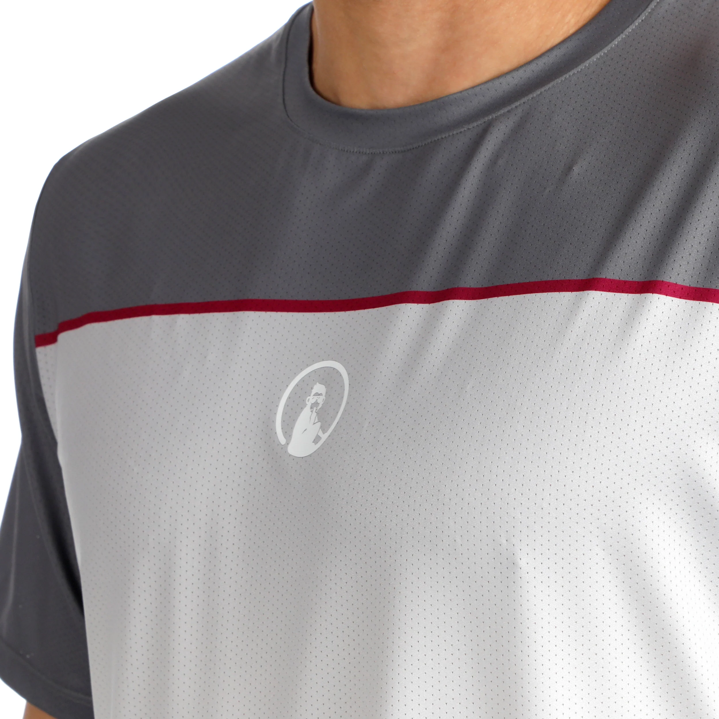 Receiver Faded Camiseta de manga corta Hombres - gris, blanco - Image 7