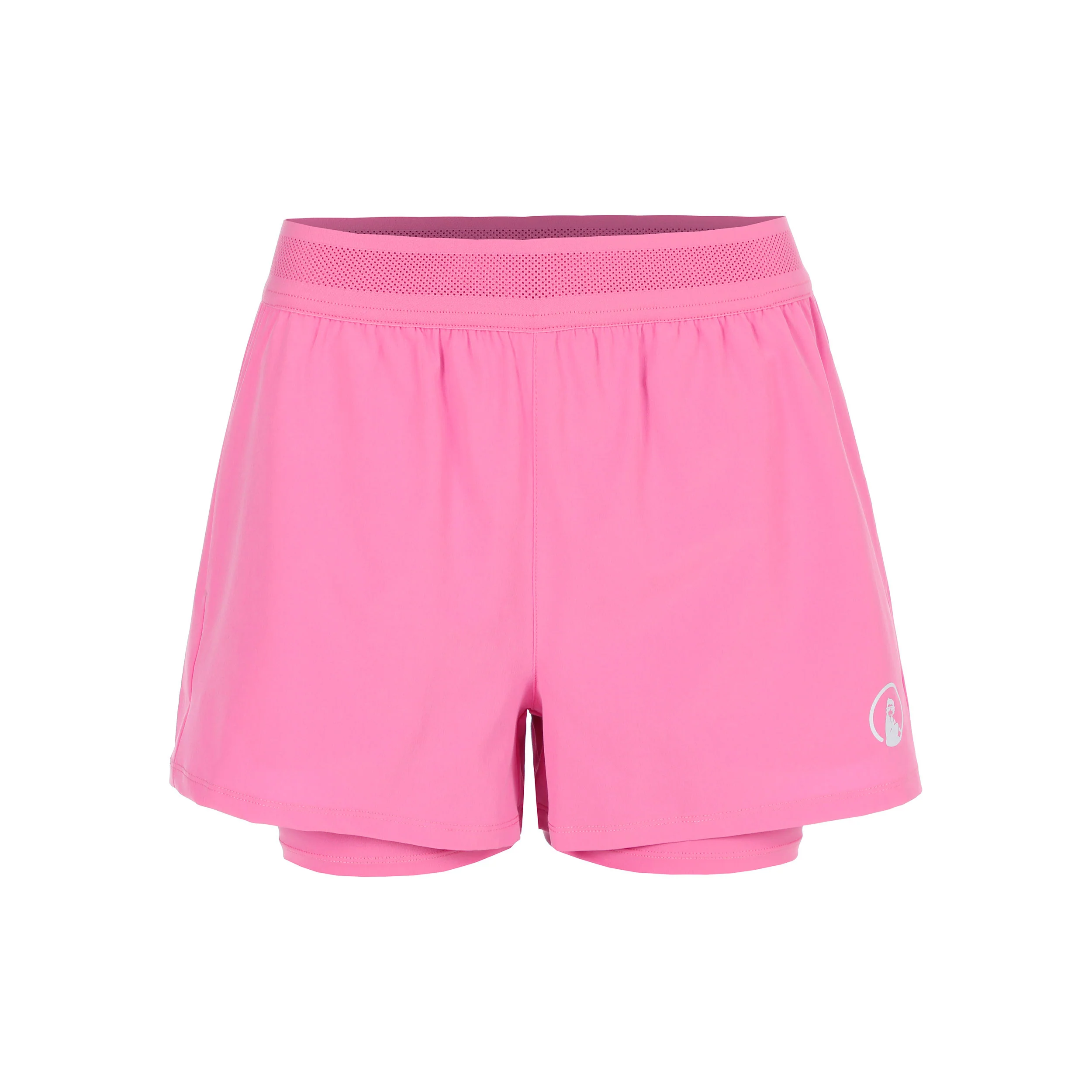 Rematch 2in1 Shorts Mujeres - rosa, blanco