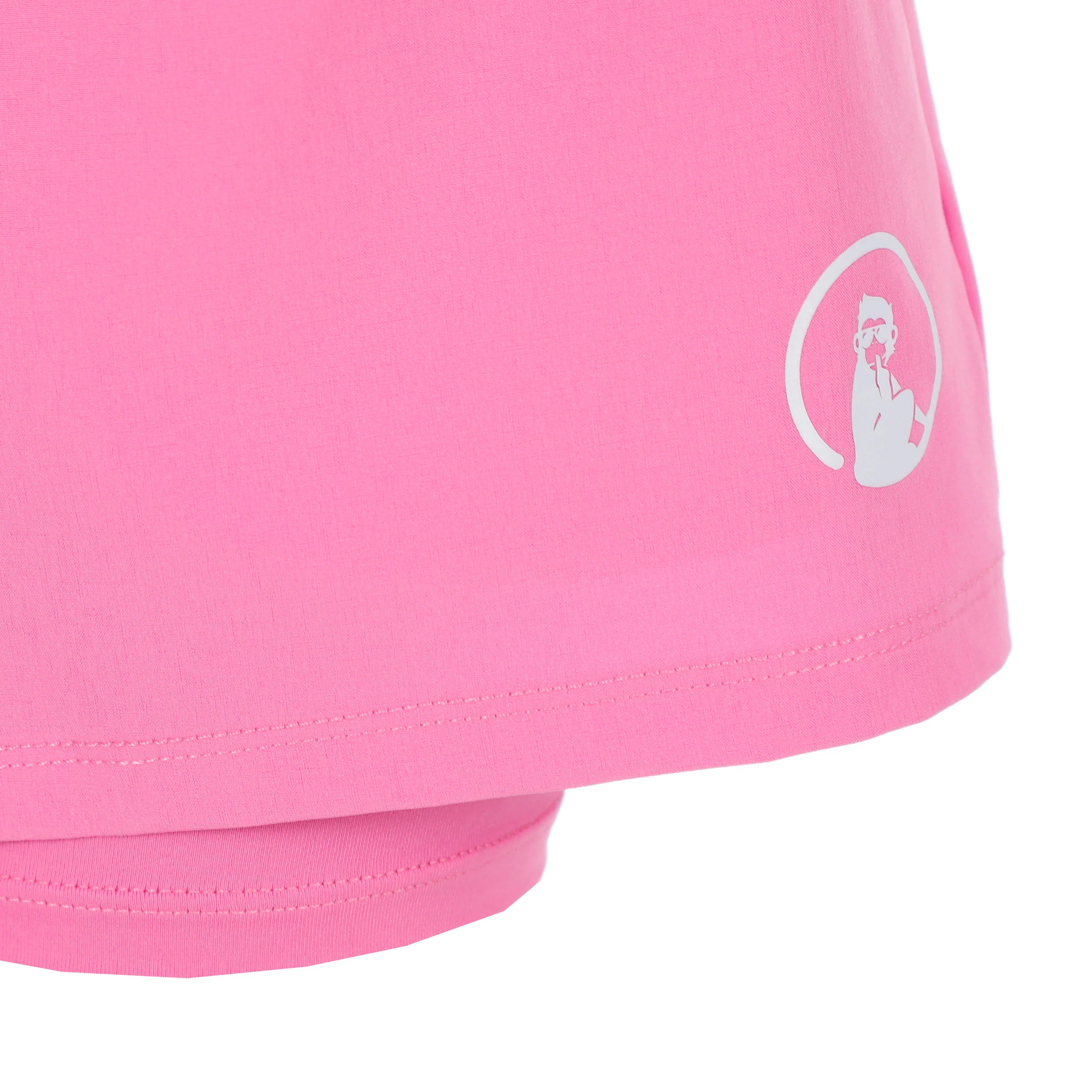 Rematch 2in1 Shorts Mujeres - rosa, blanco - Image 3
