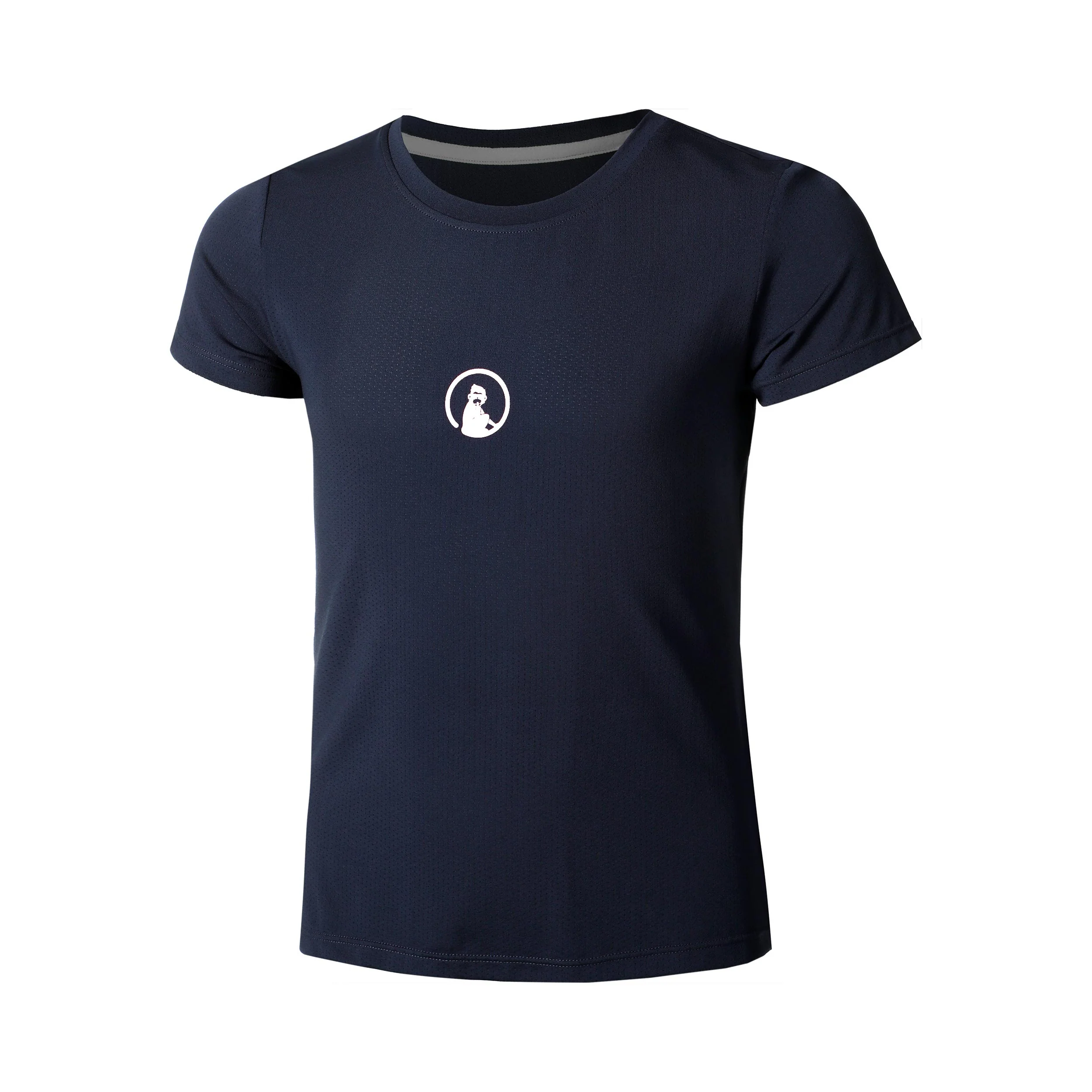Retriever Camiseta De Manga Corta Chicas-Azul Oscuro,Blanco