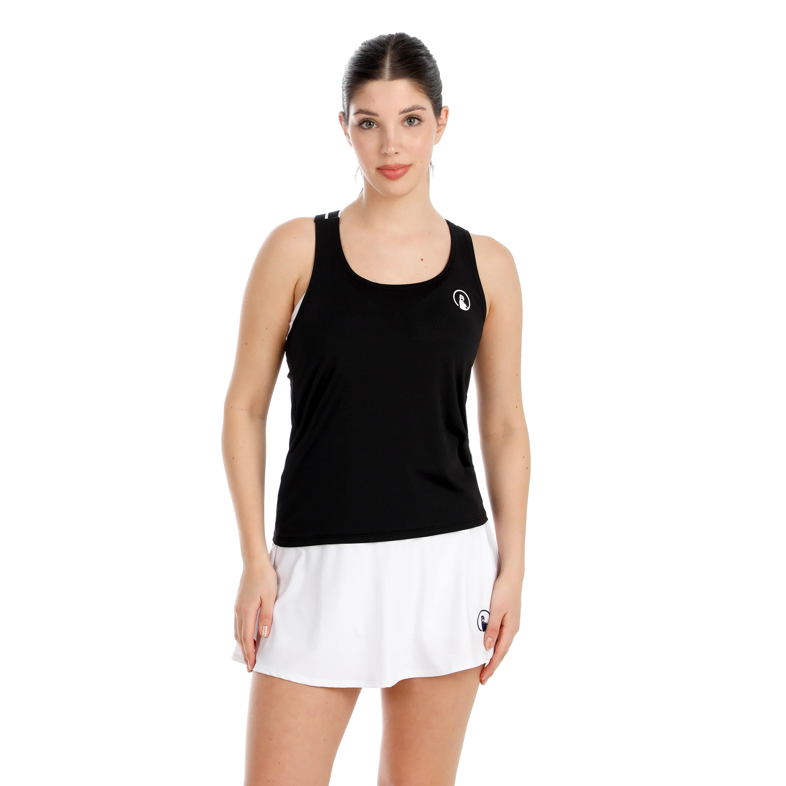 Serve & Volley Camiseta de tirantes Mujeres-negro - Image 4