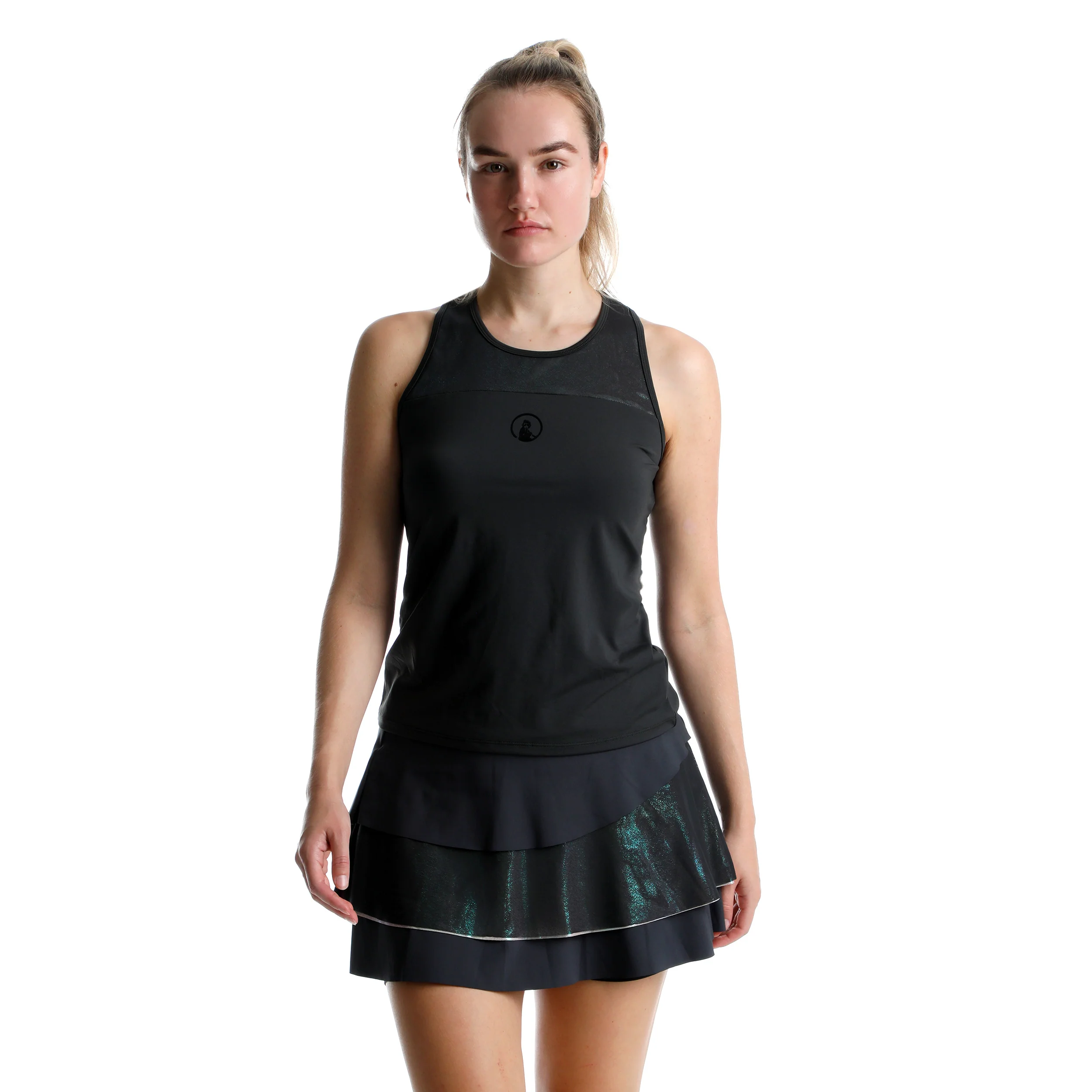 Sparkle Racerback Camiseta De Tirantes Mujeres-Antracita - Image 6