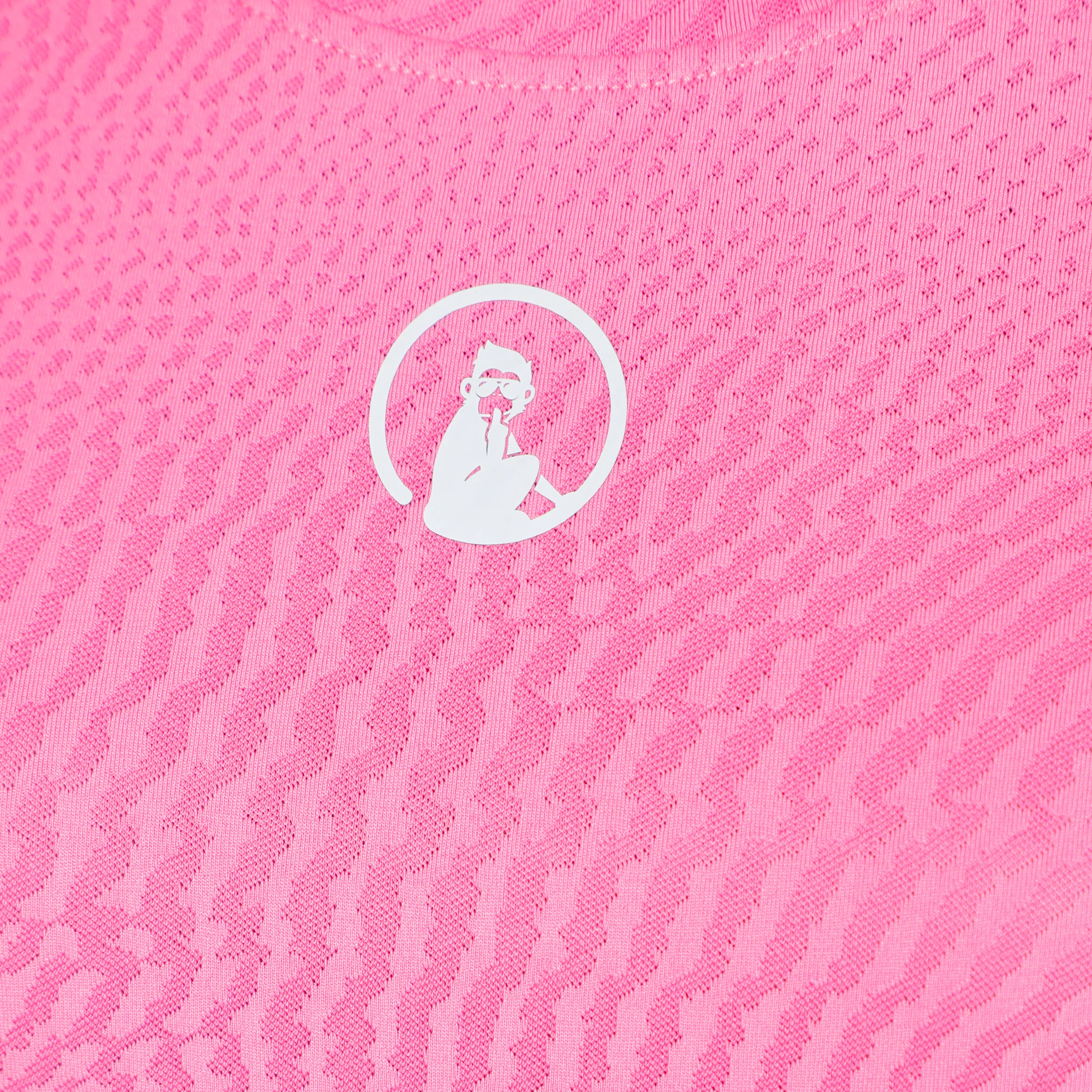 Spin Camiseta de manga corta Mujeres - rosa, blanco - Image 3